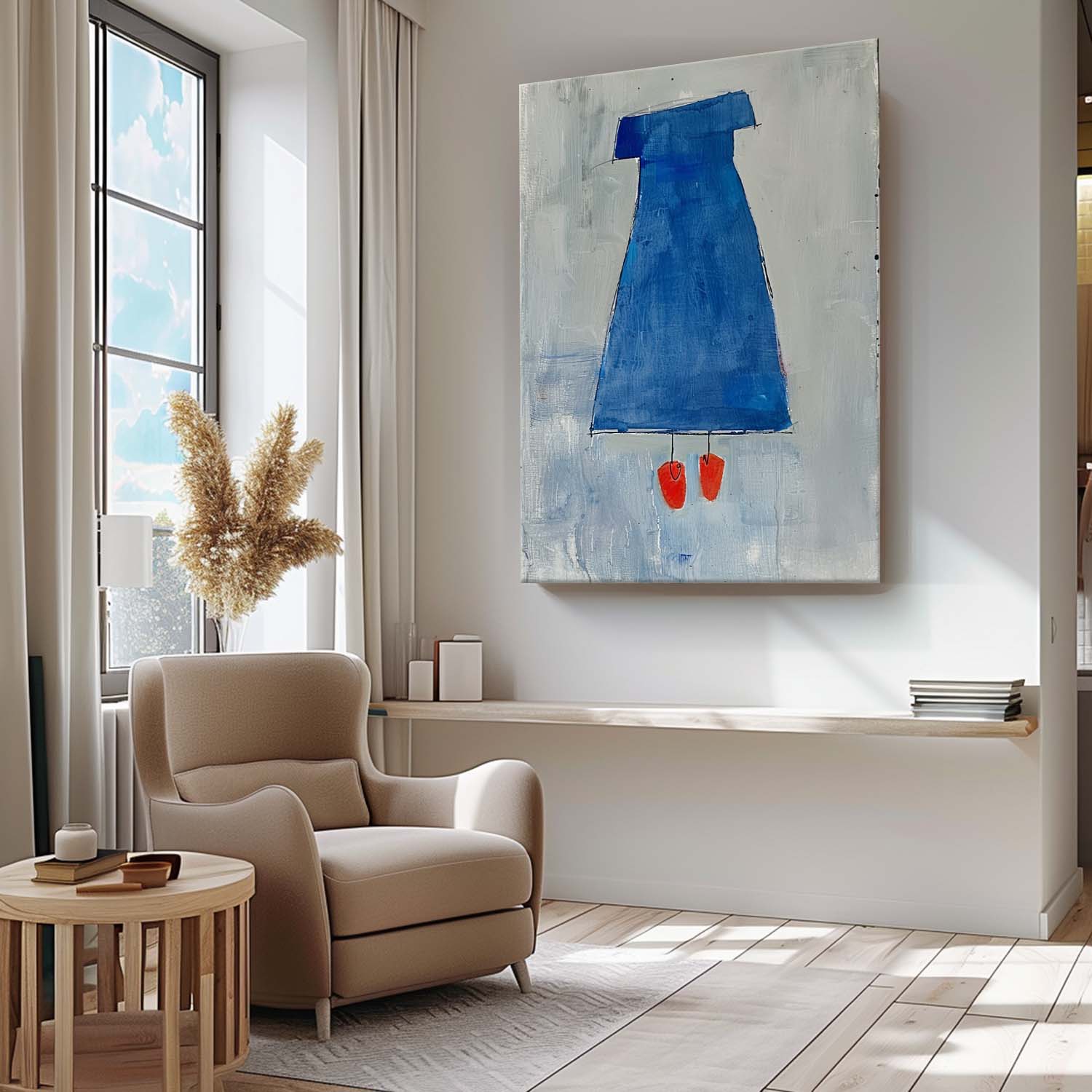 Wall Art Minimalist Abstract Modern Moody