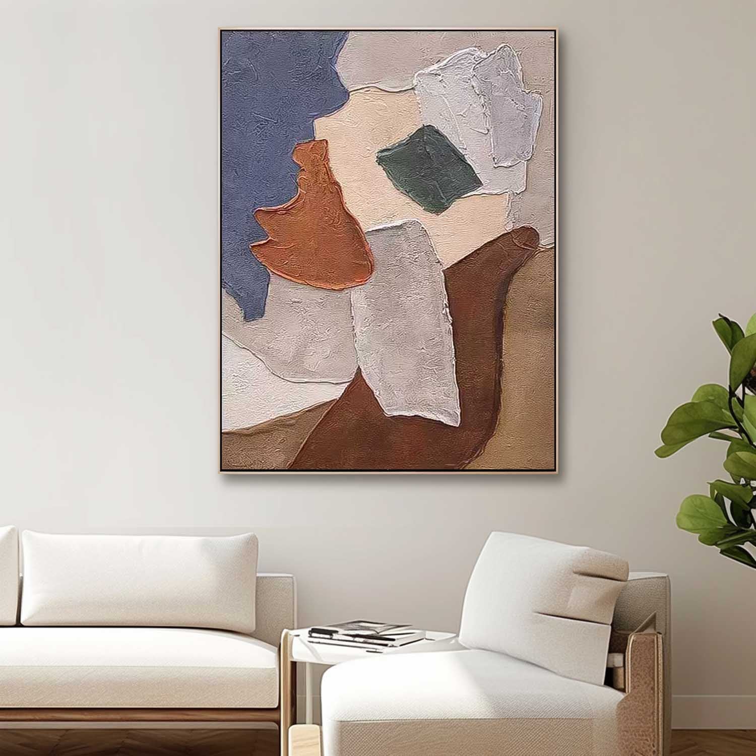 Abstract Canvas Art AB543 - Neutralighting