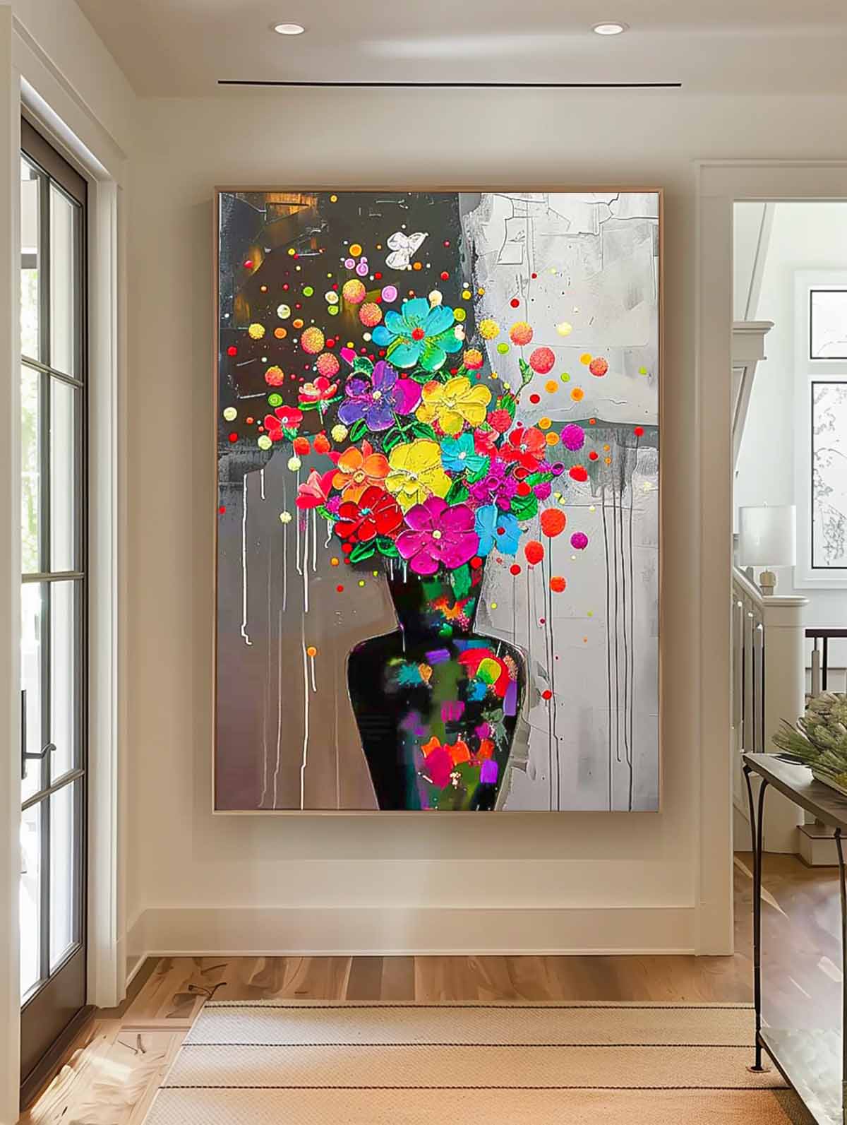 Wall Art Elegant Flower Artistic Abstract