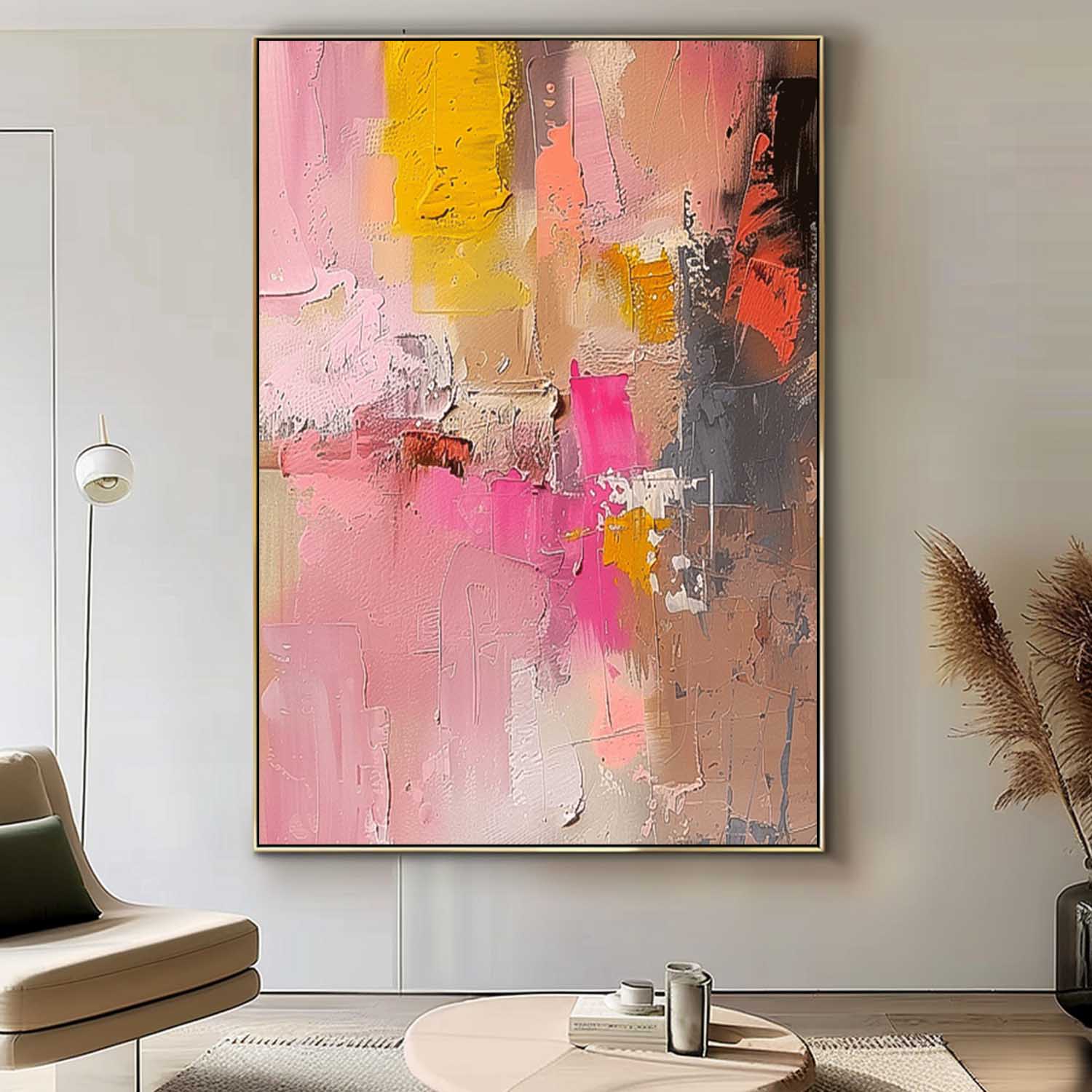 Wall Art Vibrant Abstract Contemporary Playful