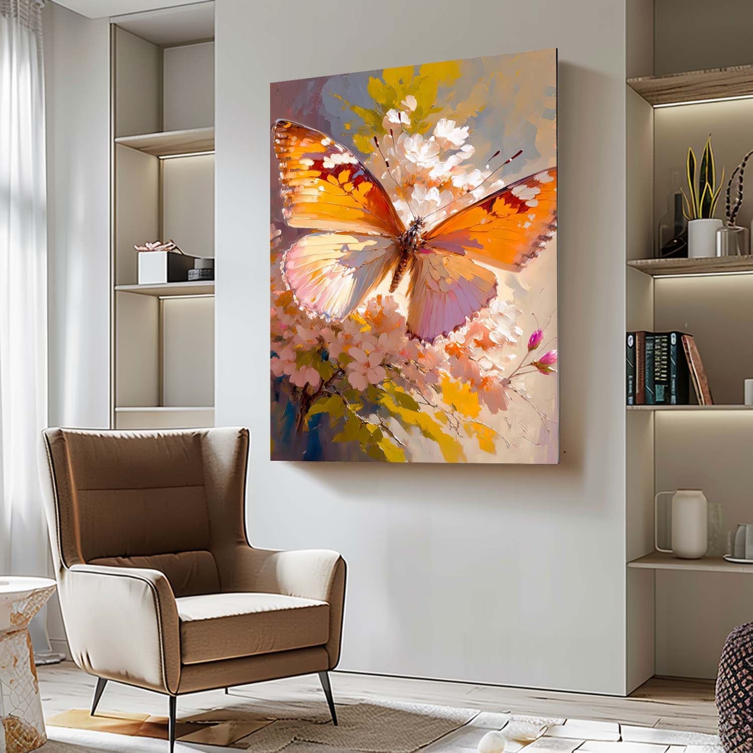 Wall Art Animal Whimsical Butterfly Design