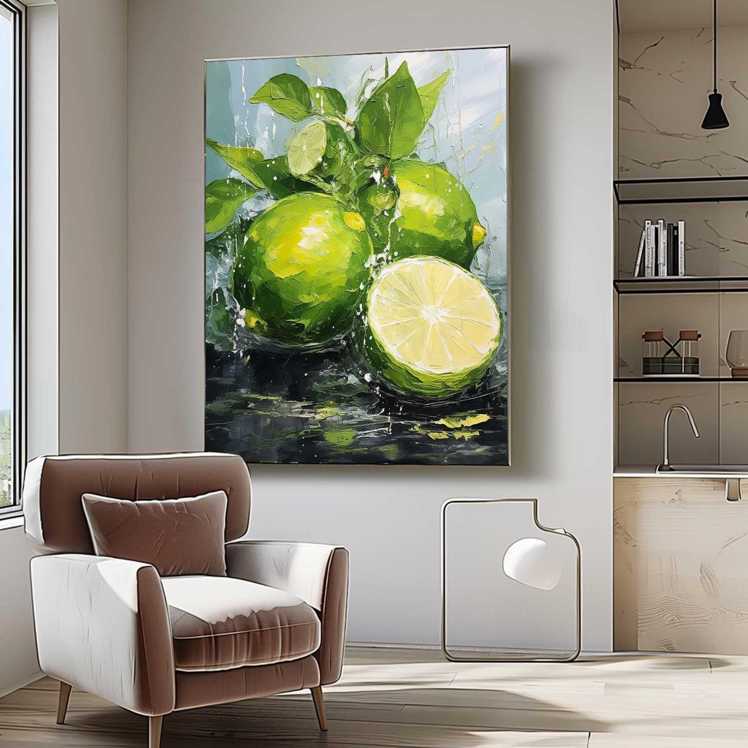 Abstract Canvas Art AB589 - Neutralighting