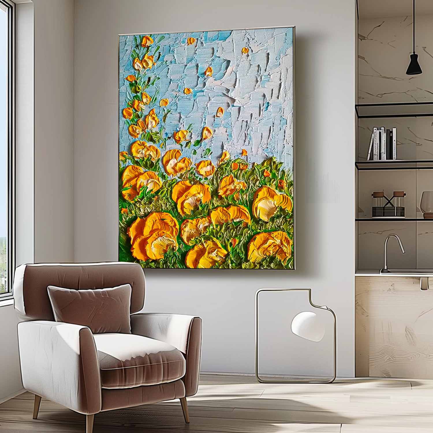 Flower Canvas Art FL159 - Neutralighting