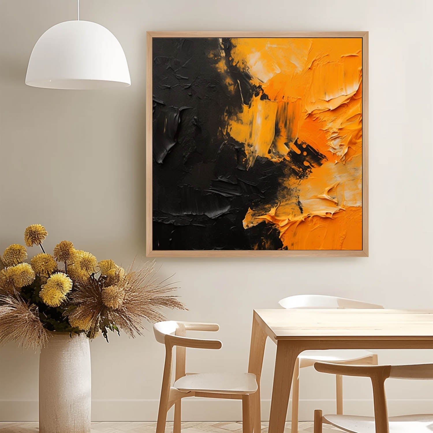 Abstract Canvas Art AB609 - Neutralighting