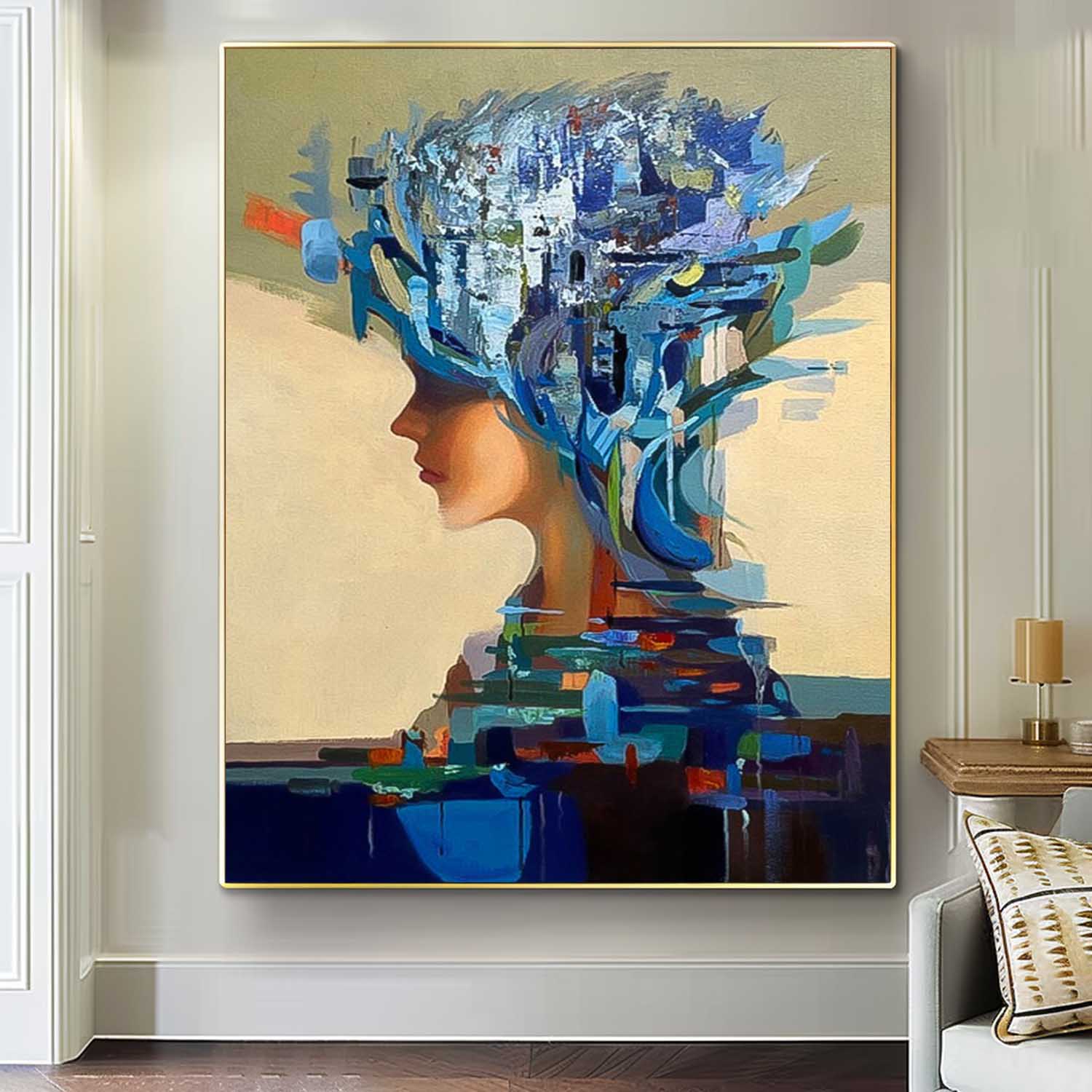 Wall Art People Floral Nature Ethereal Serene