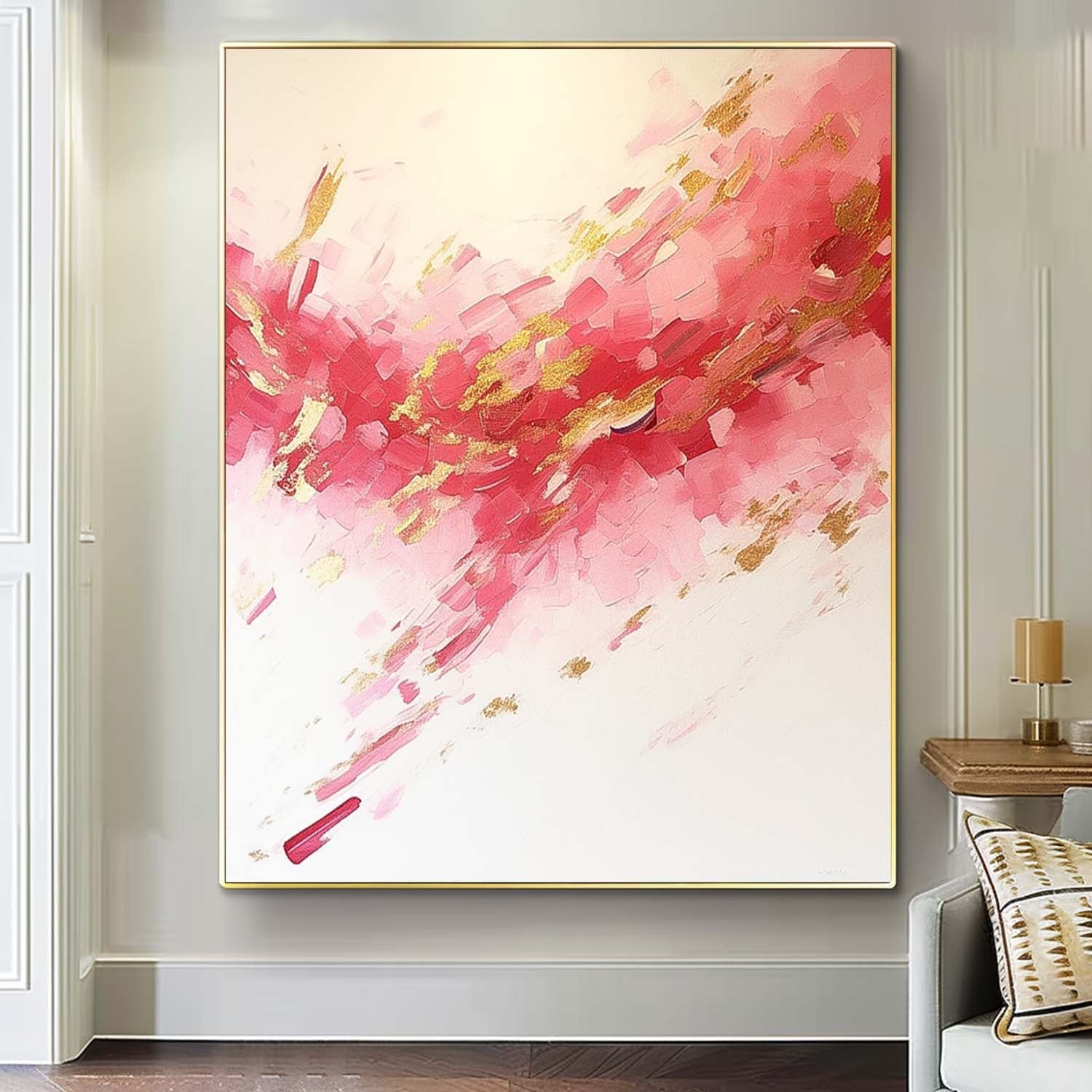 Abstract Canvas Art AB593 - Neutralighting