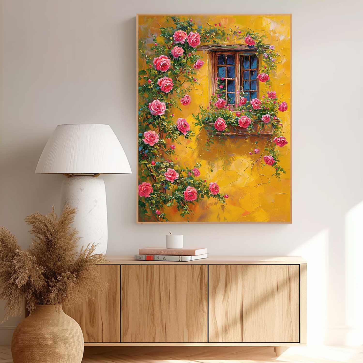 Wall Art Flower Romantic Artistic Atmosphere