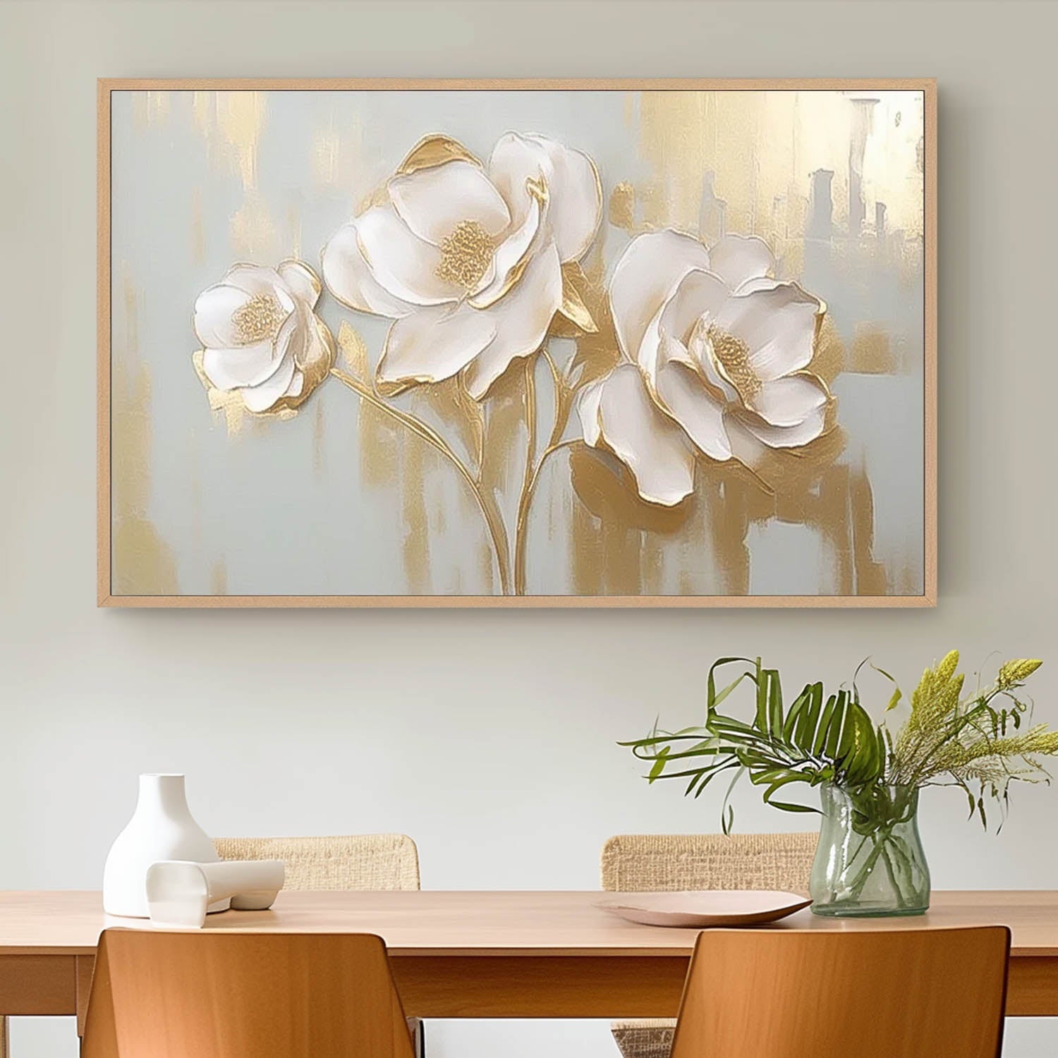 Wall Art Impasto Flower Dynamic Painterly