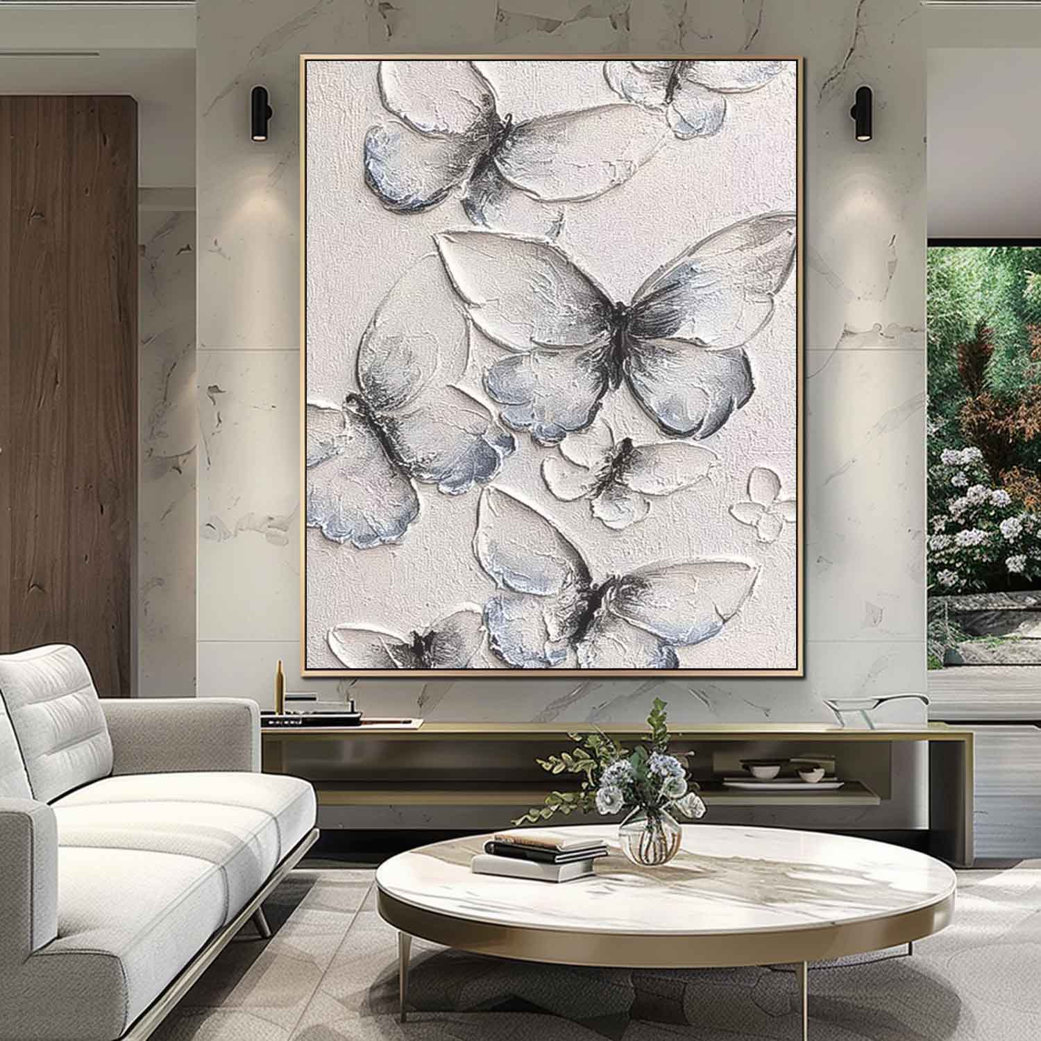 Wall Art Impasto Elegant Animal Painterly