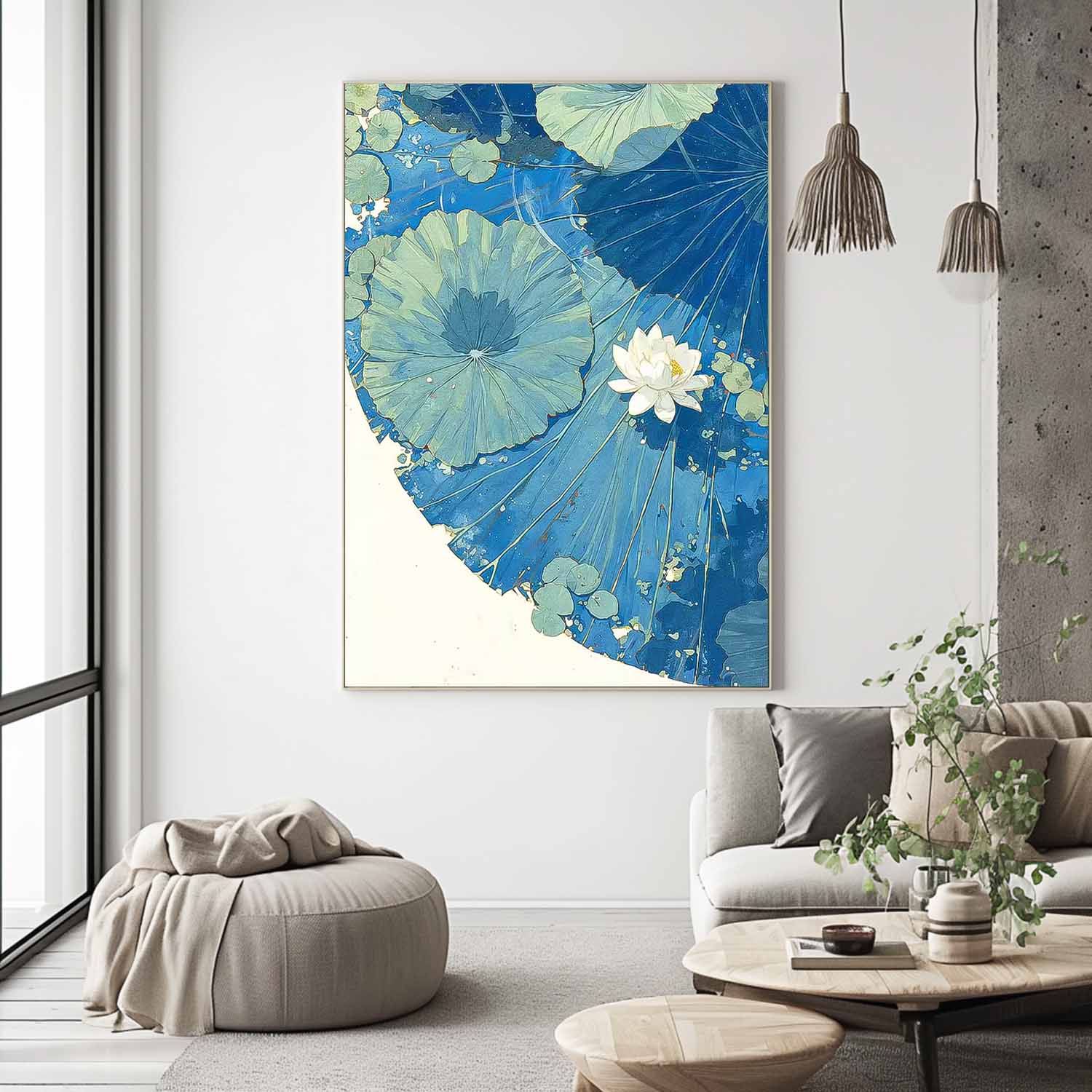 Wall Art Modern Flower Retro Contemporary