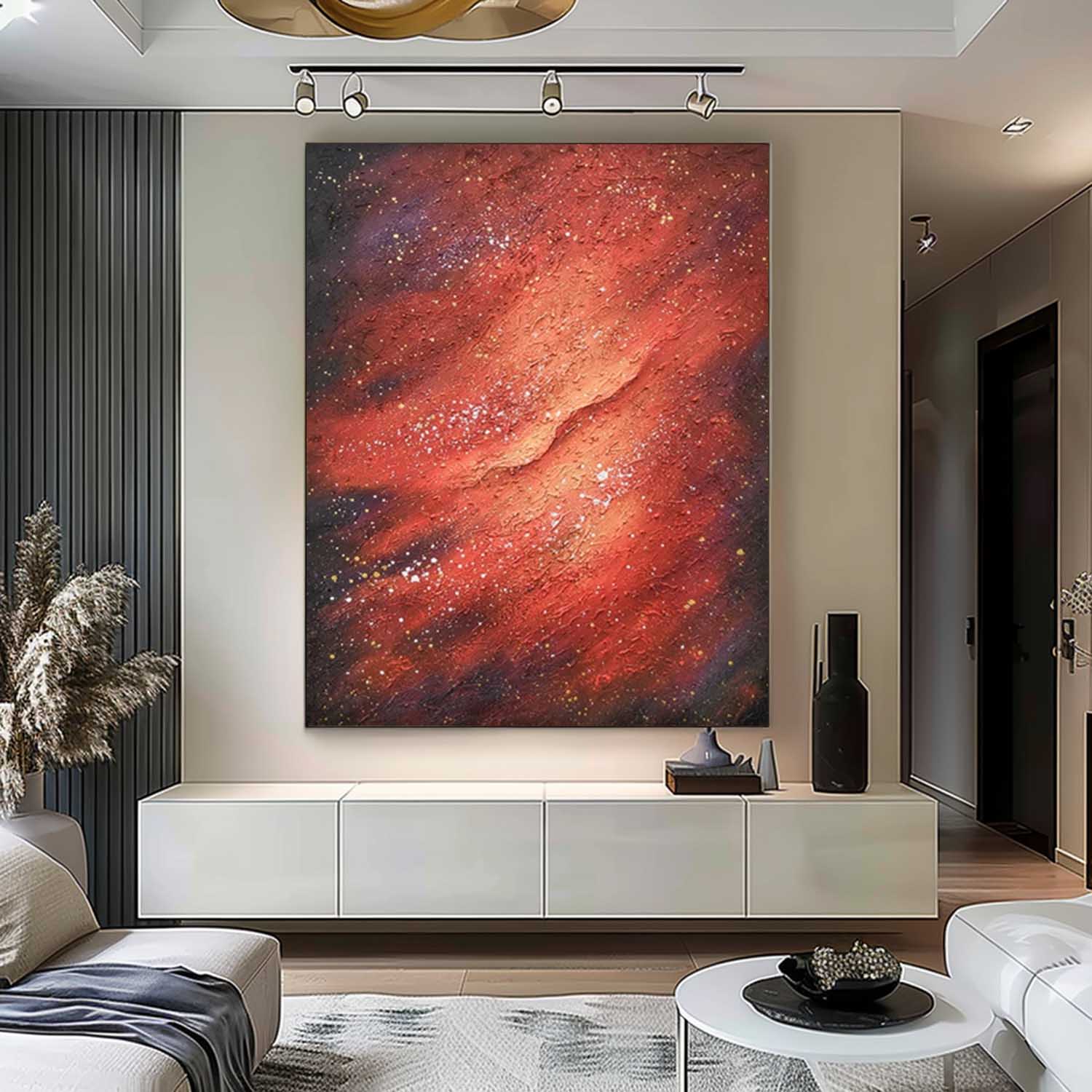Abstract Canvas Art AB608 - Neutralighting