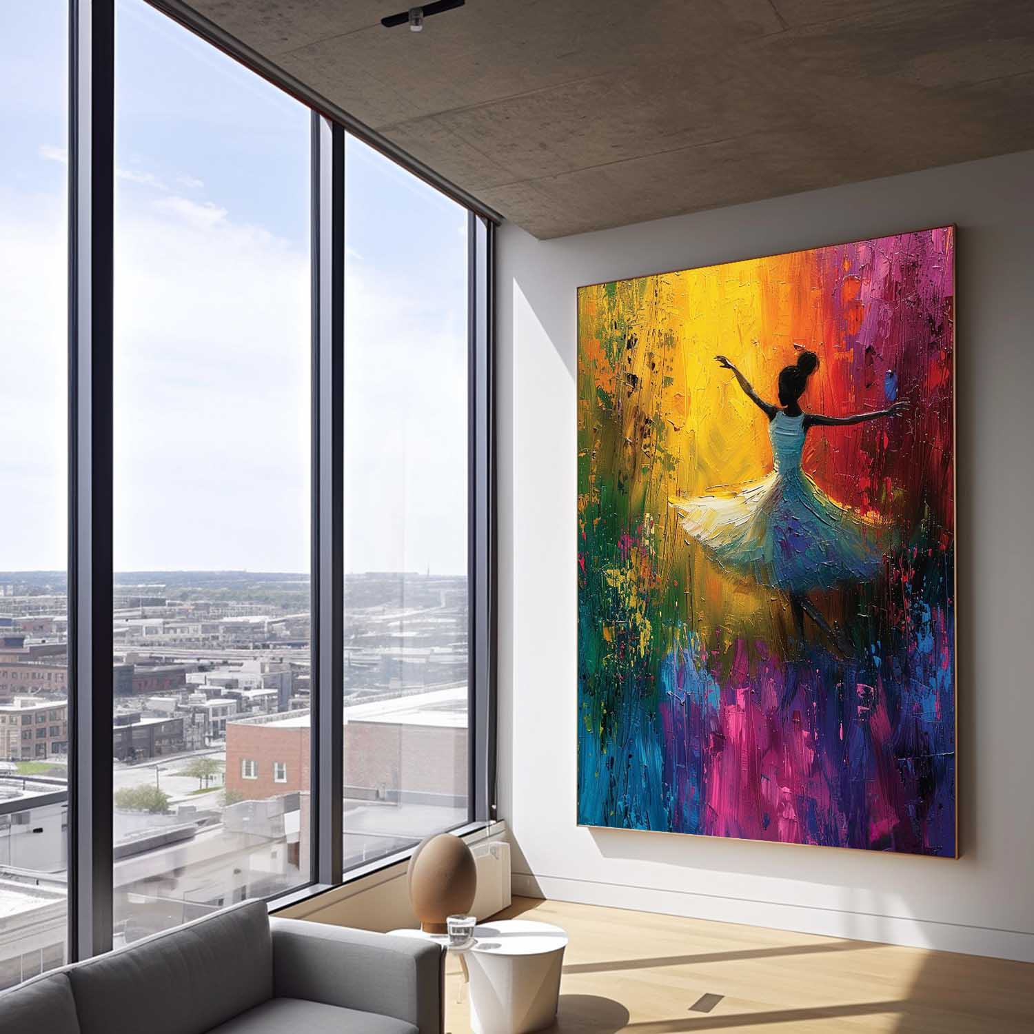 Wall Art Impasto Expressionist Figurative