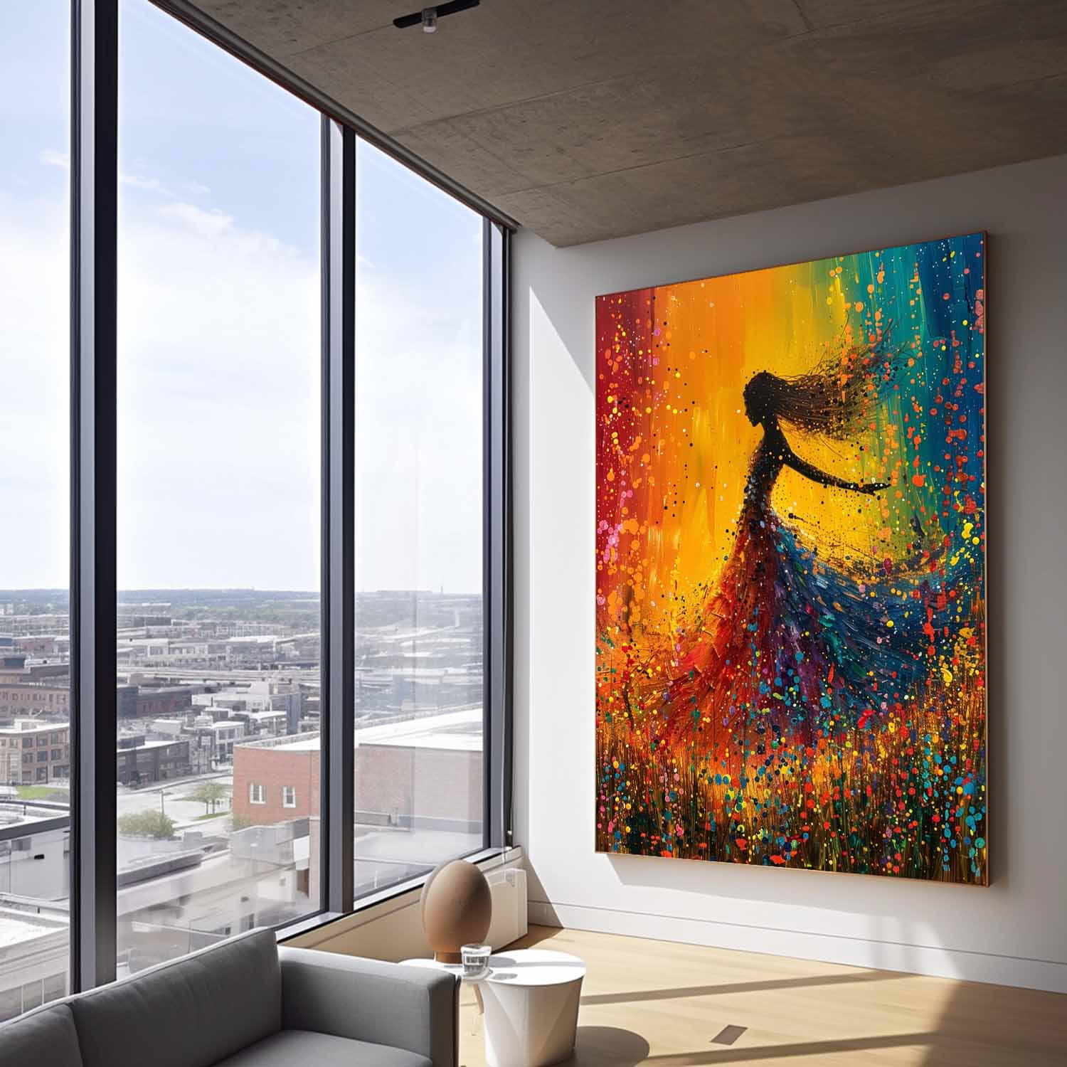 Wall Art People Painterly Dynamic Dance