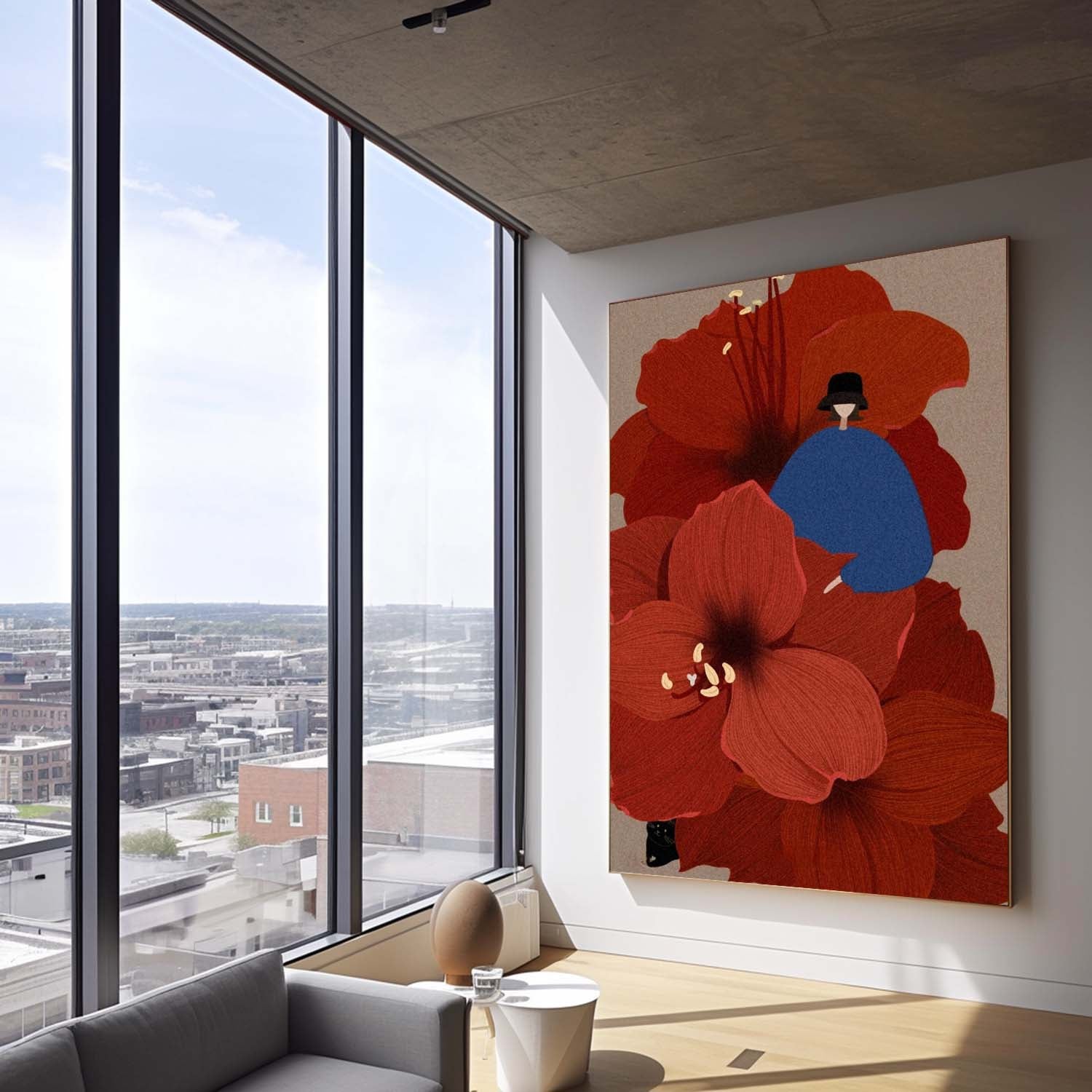 Wall Art People Oriental Surreal Floral