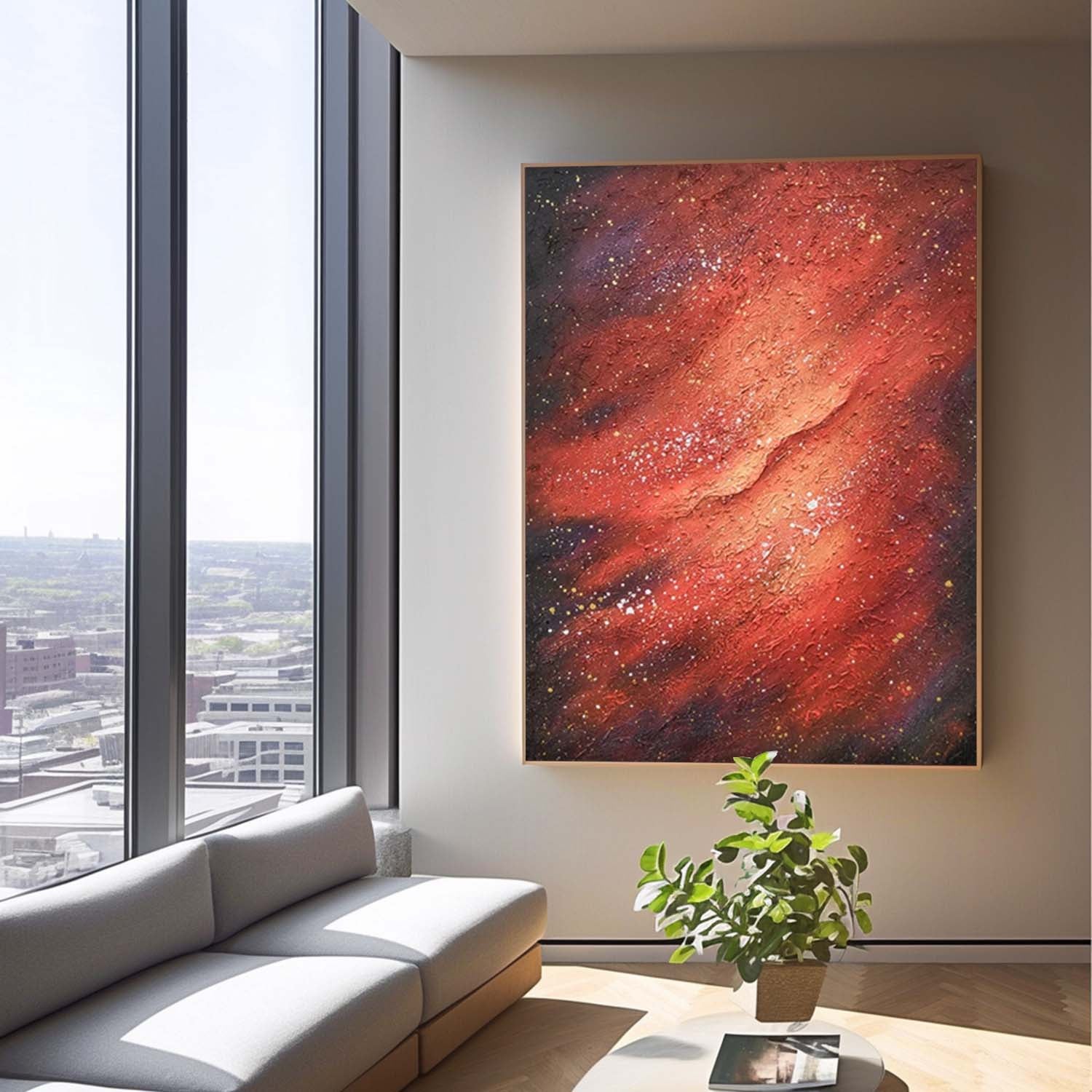Abstract Canvas Art AB608 - Neutralighting