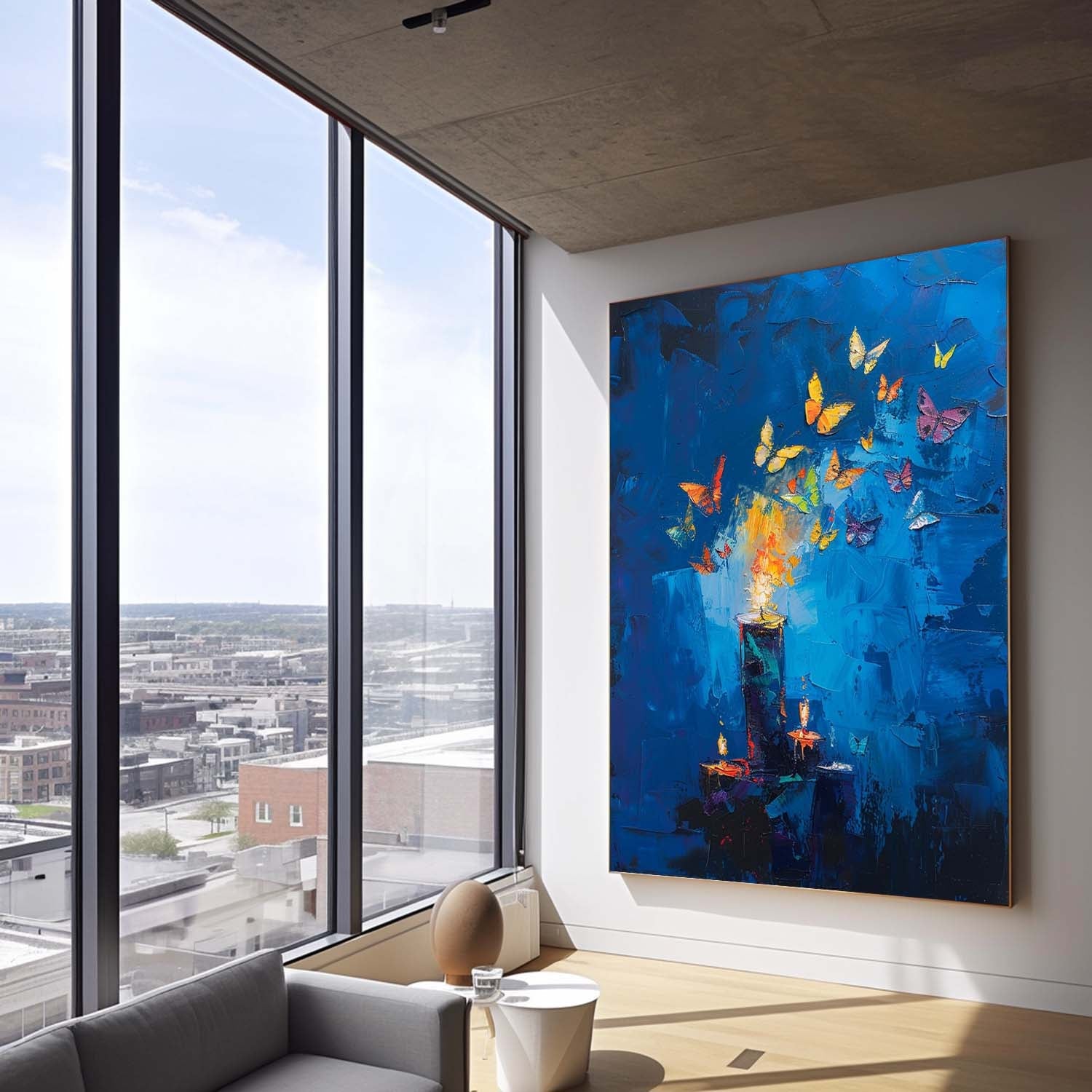 Wall Art Abstract Butterflies Magical Enchanting