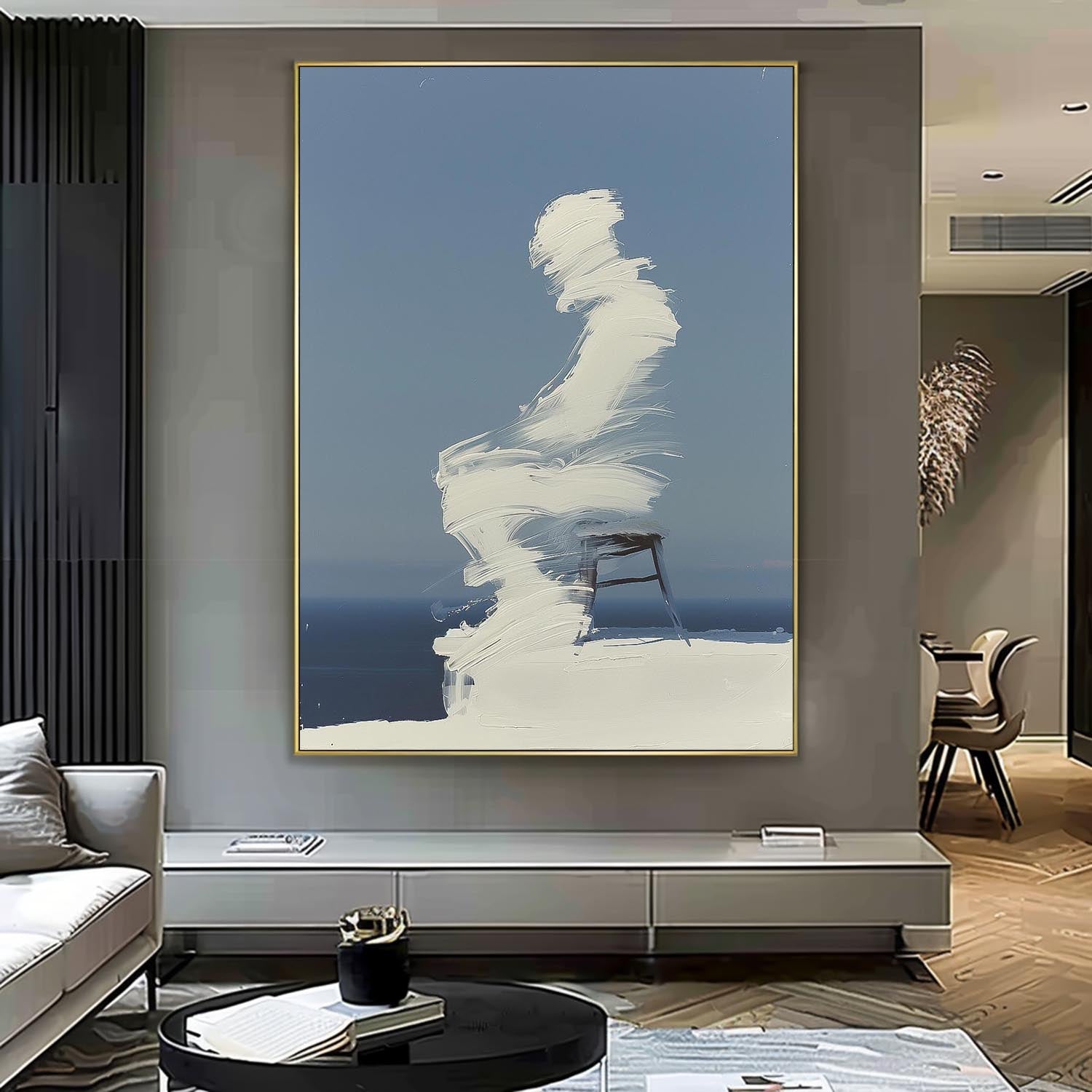 Wall Art Impasto Expressionist Understated