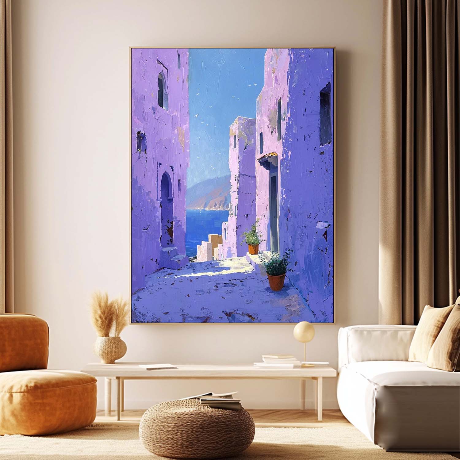 Wall Art Impasto Architecture Impressionist