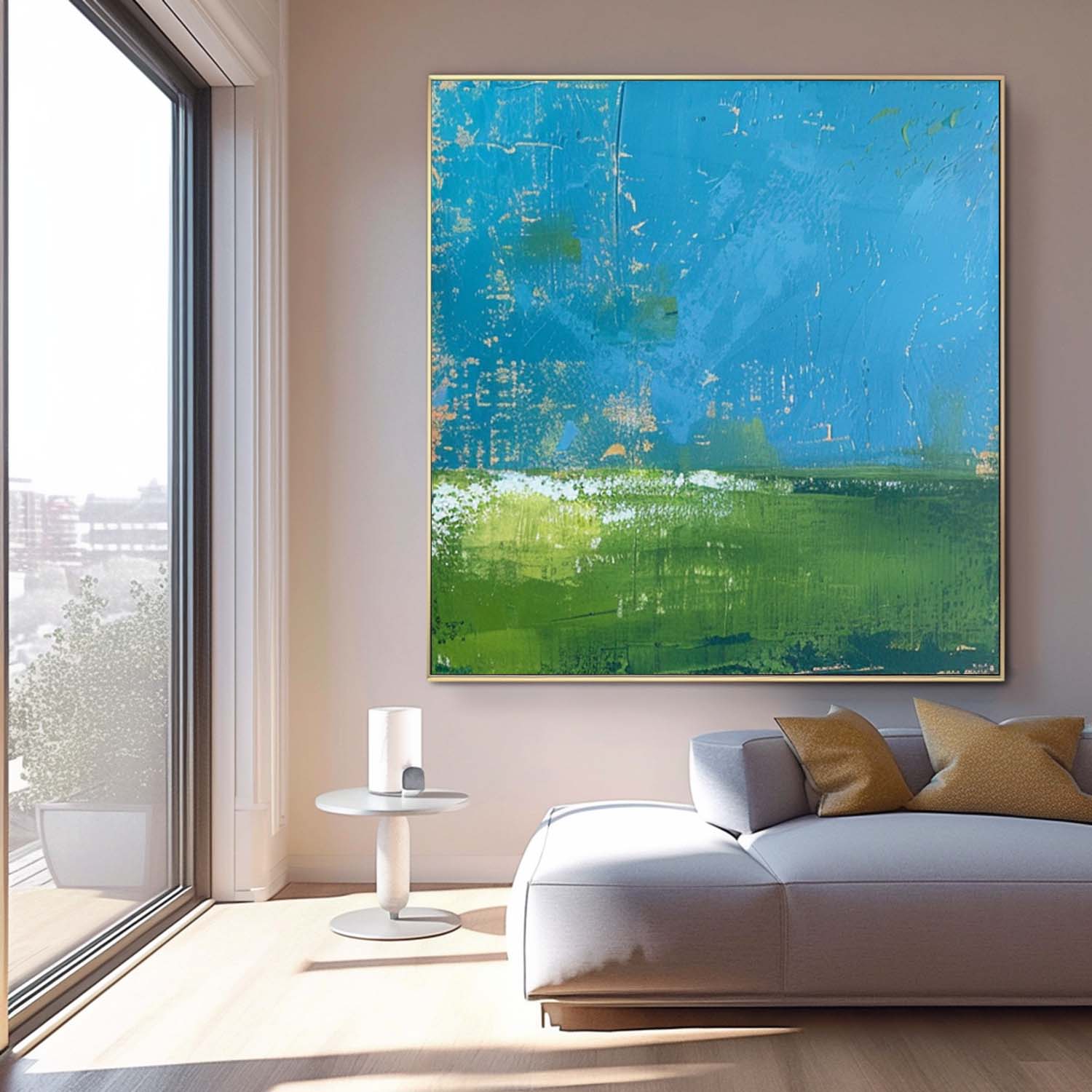 Wall Art Abstract Fresh Healing Nature Vibrant Modern