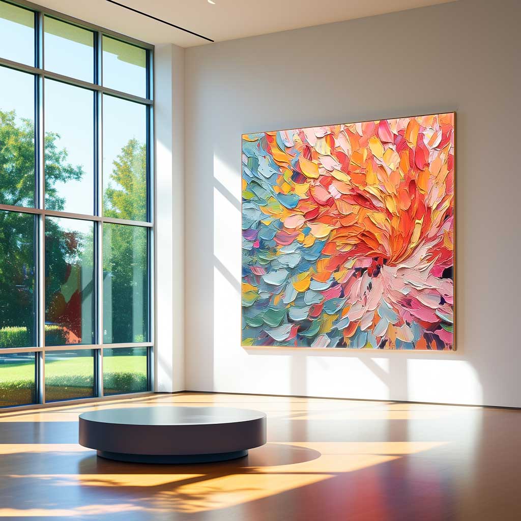 Abstract Canvas Art AB289 - Neutralighting