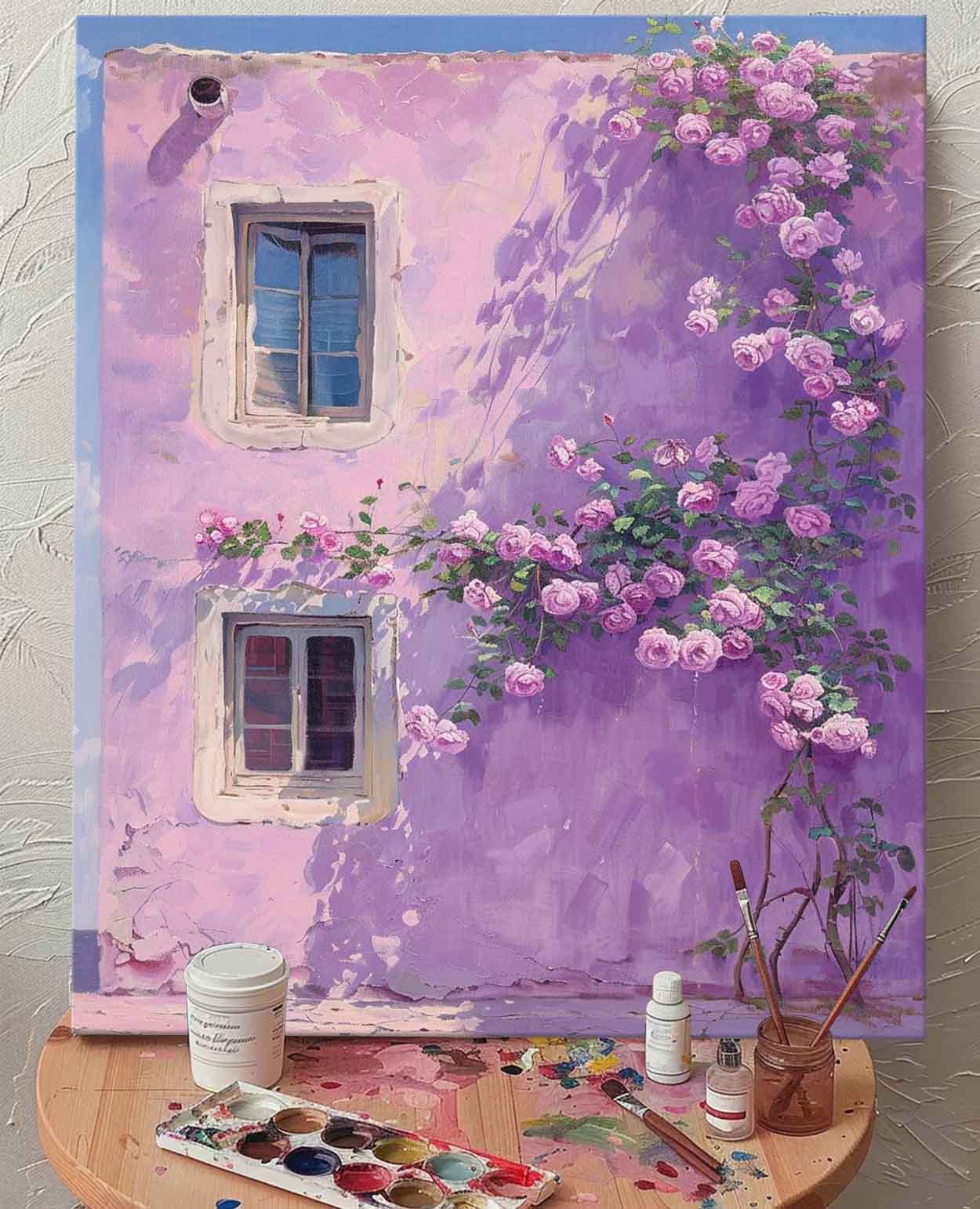 Wall Art Flower Warm Rustic Romantic Artistic