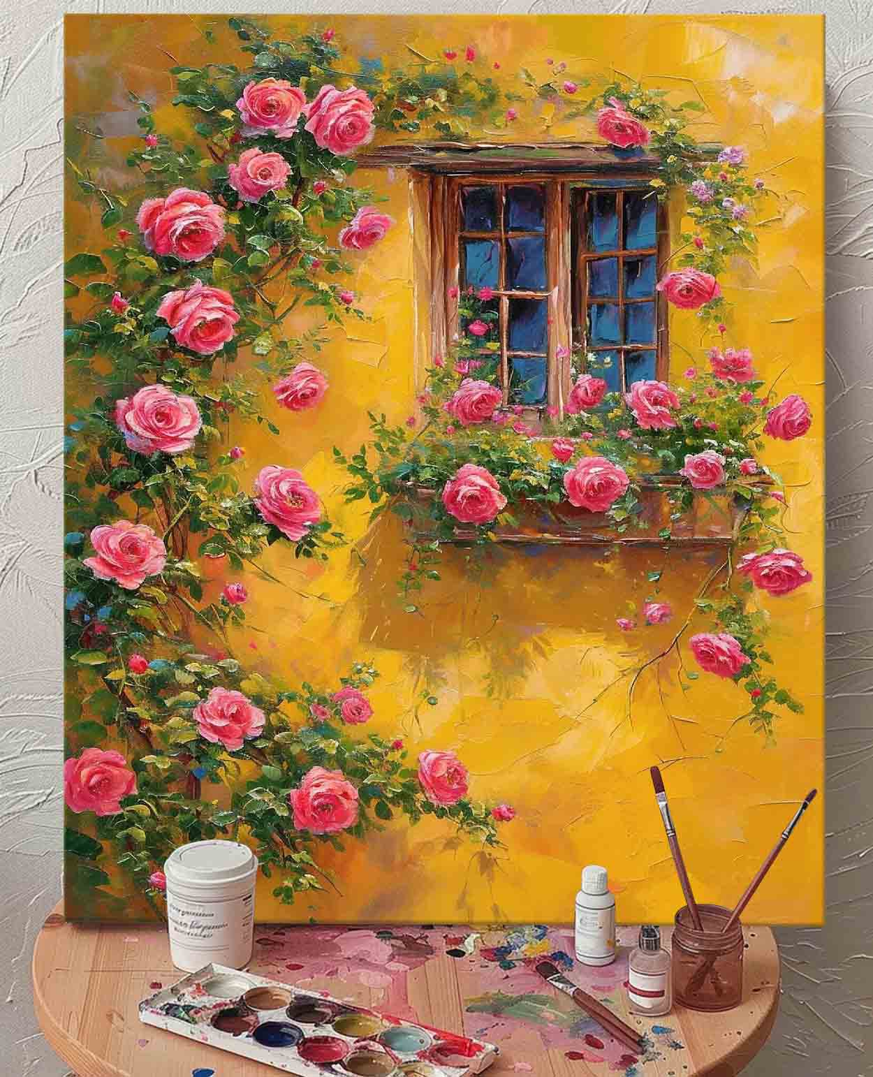 Wall Art Flower Romantic Artistic Atmosphere
