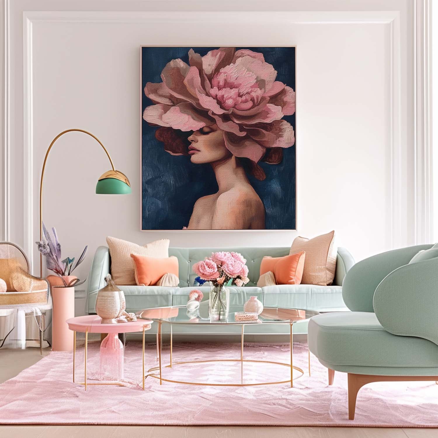 Wall Art Vibrant People Energetic Design