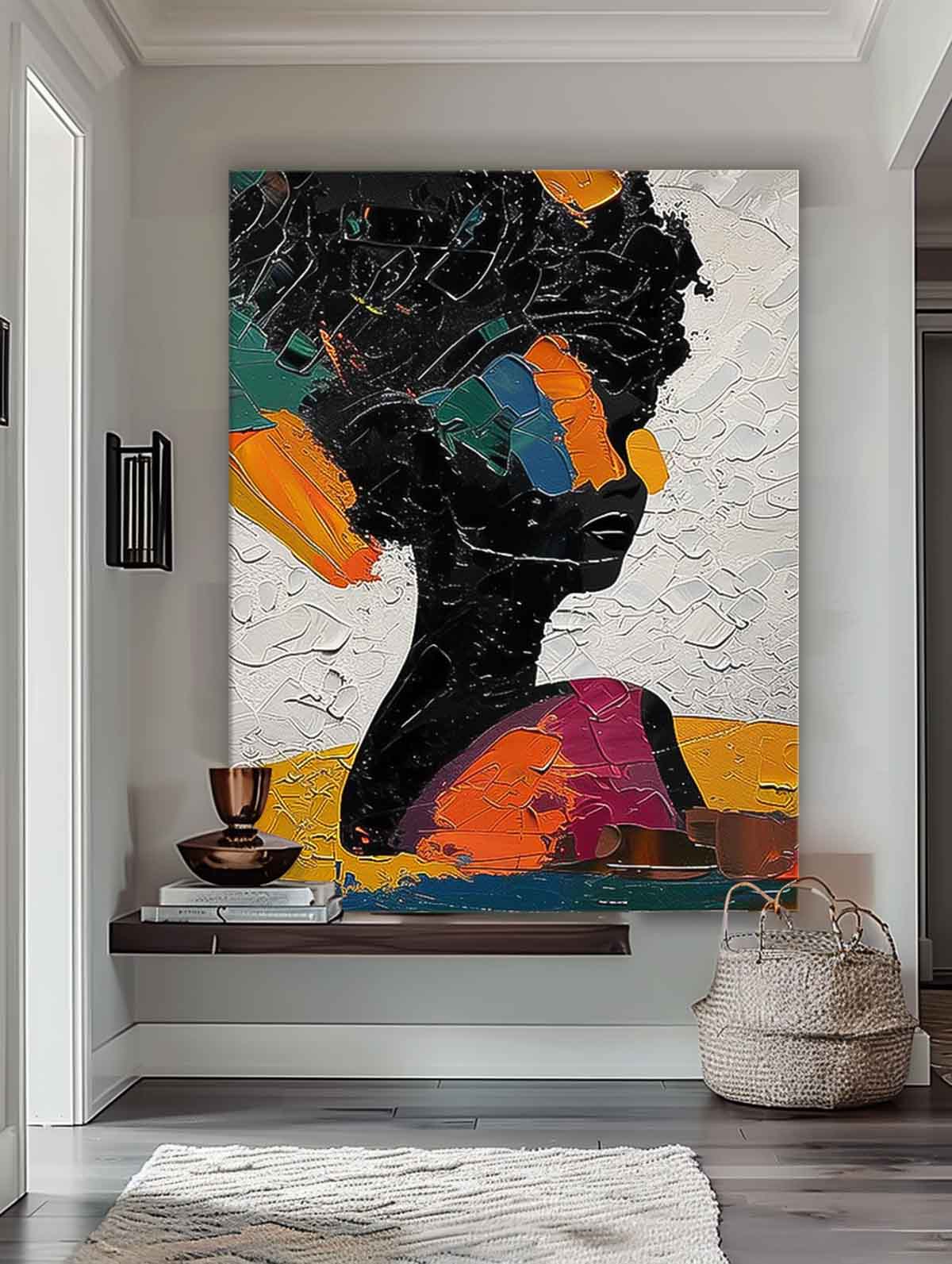 Wall Art Impasto People Expressionist Modern