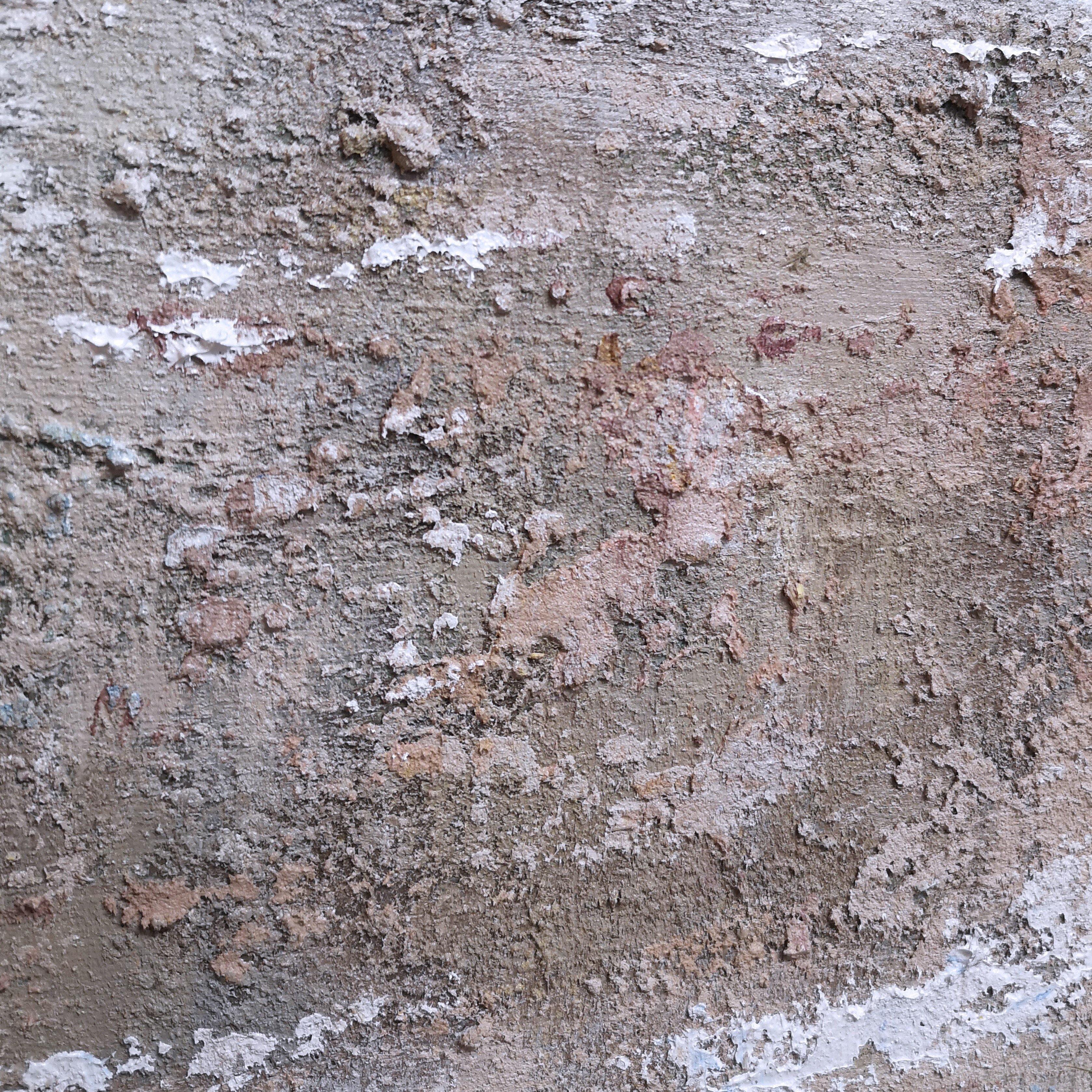 Grey And Rust Abstract Art