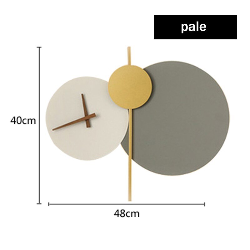 Arisha Modern Clock Metal Painted Wall Light LED Light Bedroom - Neutralighting