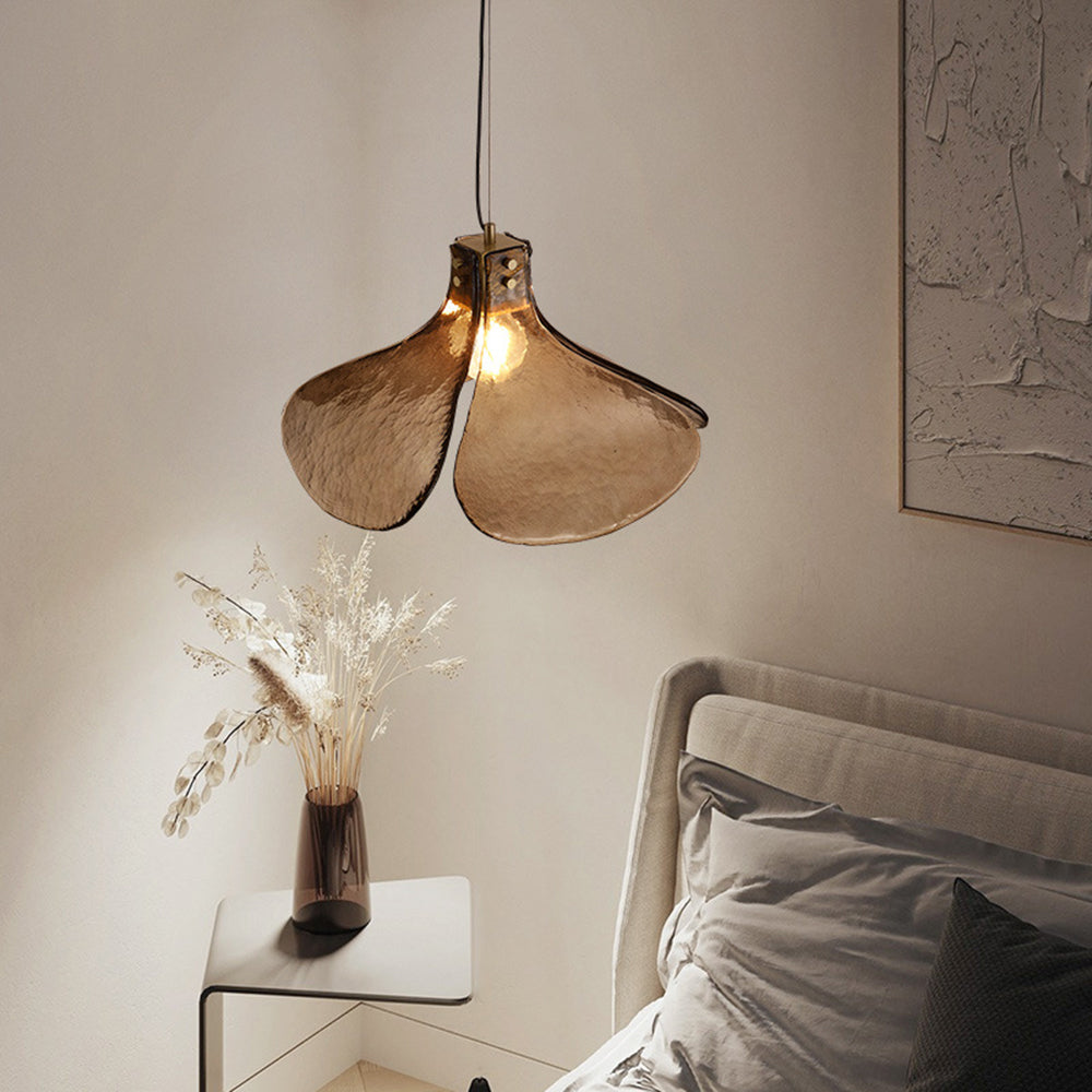 Arisha Handmade Retro Glass Pendant Light, Four-leaf Flower - Neutralighting