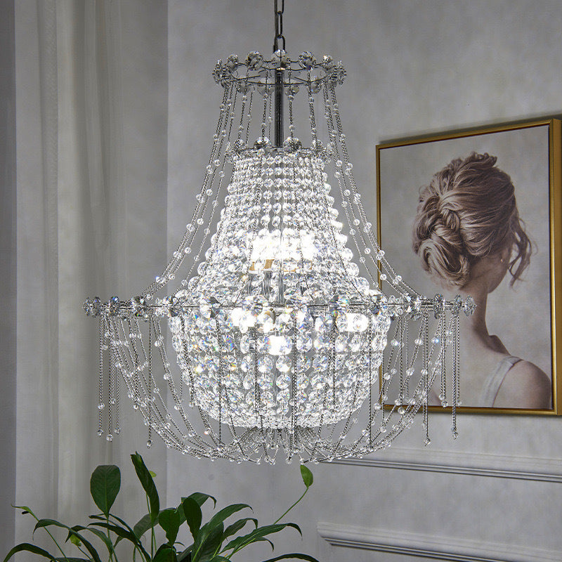 Kristy Chandelier Italian Crystal - Neutralighting