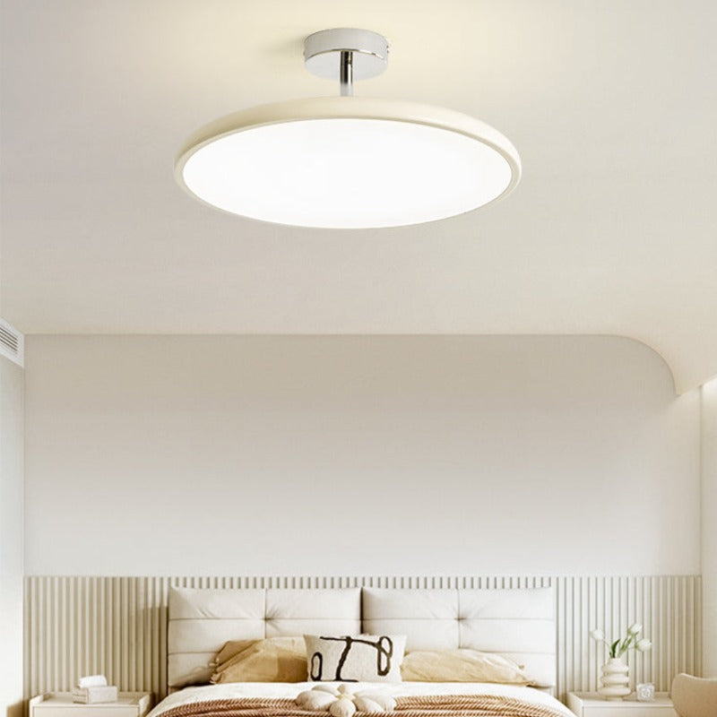Valentina Vintage Flush Mount Ceiling Light Metal Red/White/Green LED Bedroom - Neutralighting