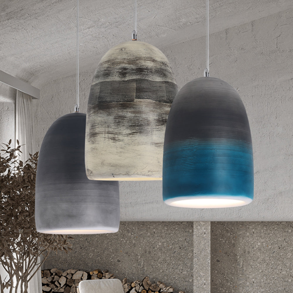 Arisha Rock Art Deco Pendant Light, 3 Color - Neutralighting