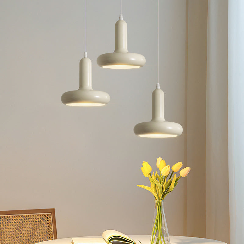 Arisha Modern Minimalist Cream Style Pendant Light White Bedroom - Neutralighting