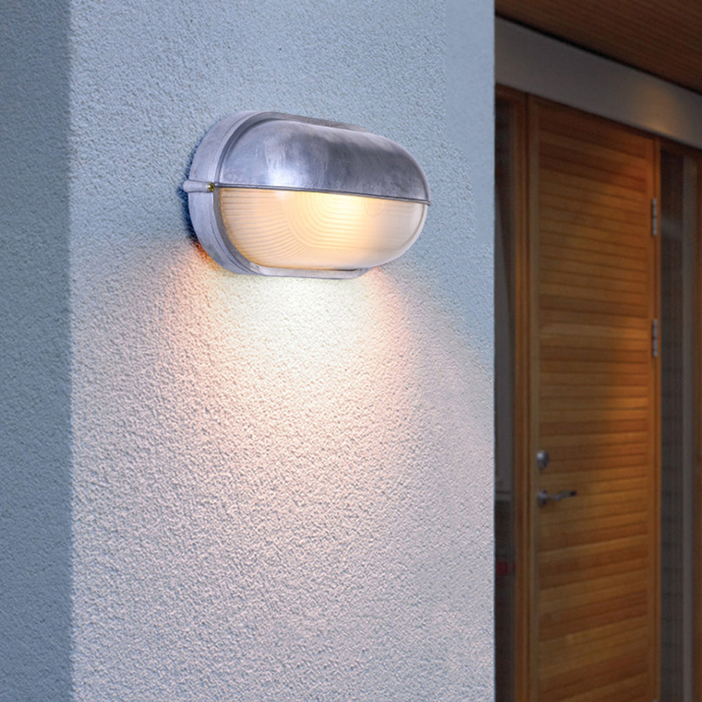 Vorn Modern Round/Ellipse Outdoor Waterproof Wall Lamp. 2 Colors - Neutralighting