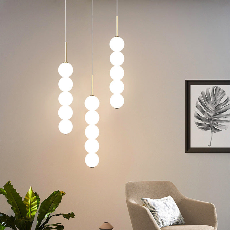 Valentina  Pendant Light White Bubble Nordic