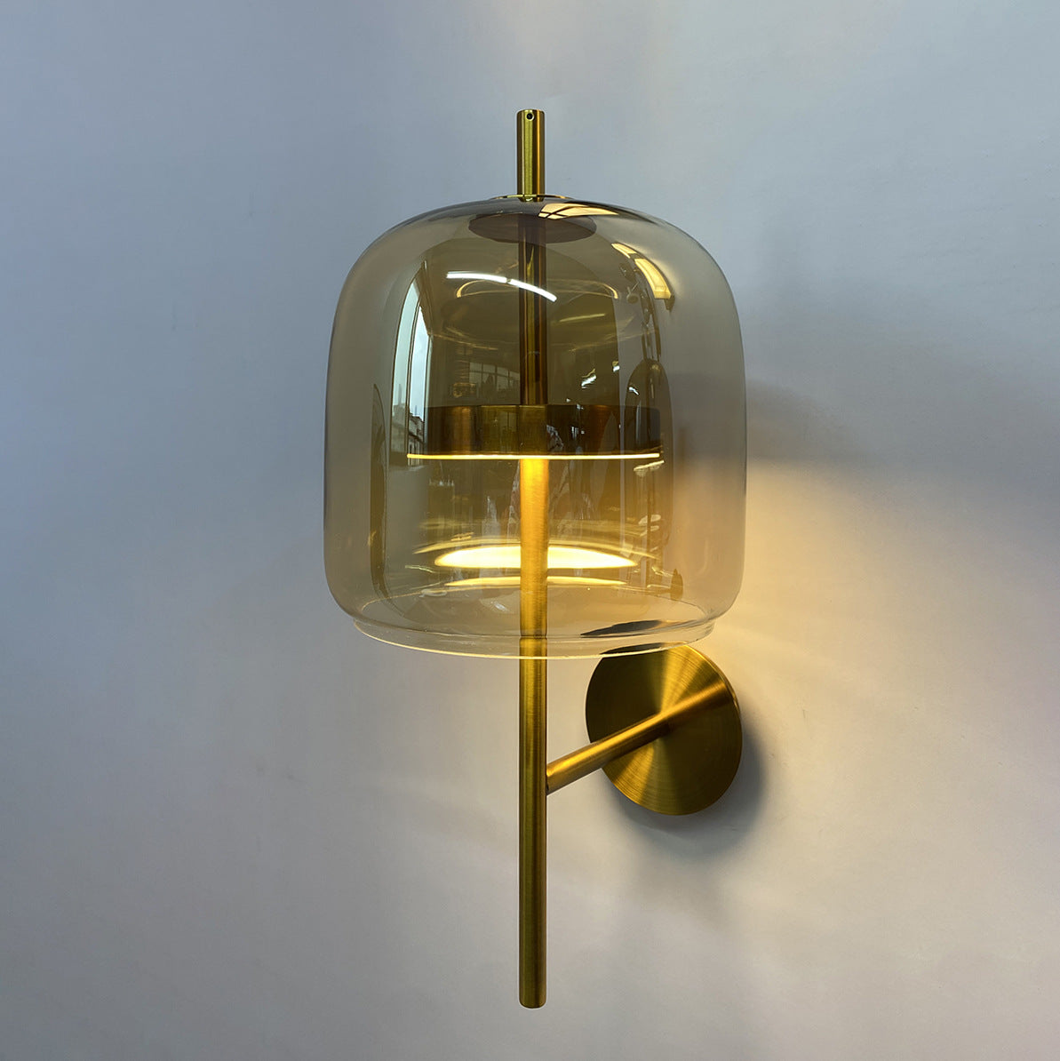 Arisha Modern Indoor Wall Lamp Metal Glass Bedroom - Neutralighting