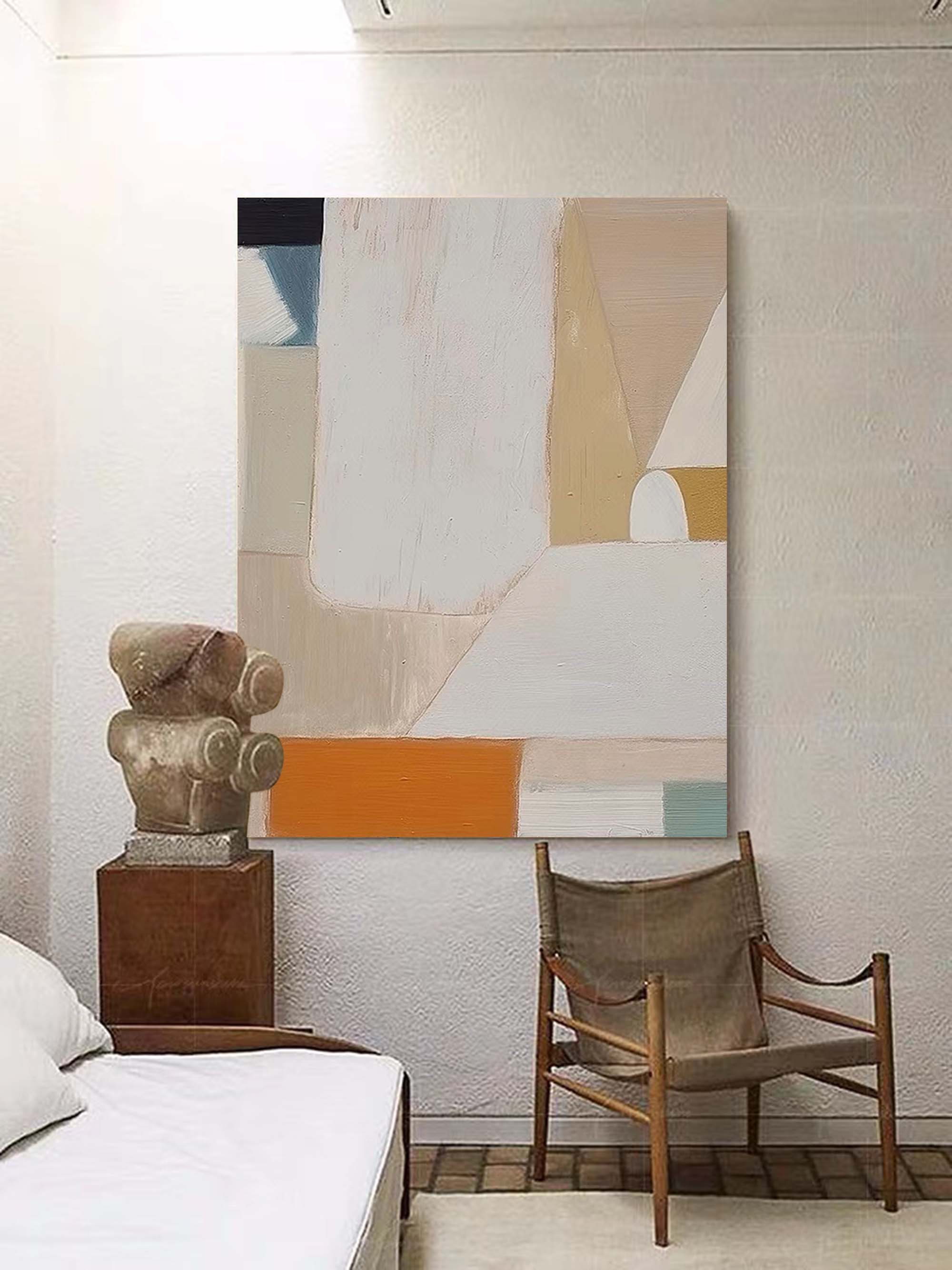 Abstract Canvas Art AB048 - Neutralighting