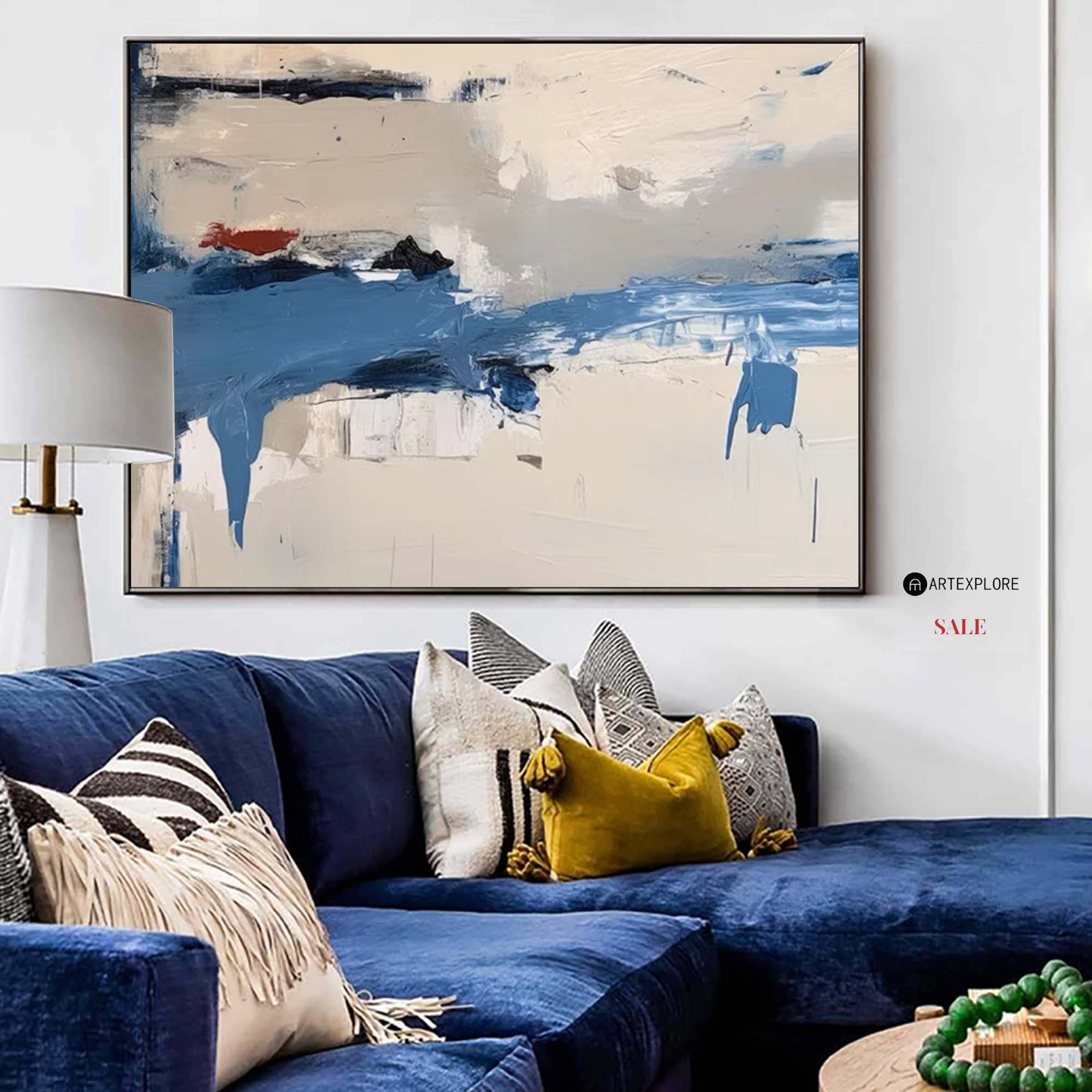Modern Abstract Painting ABAH128 - Neutralighting