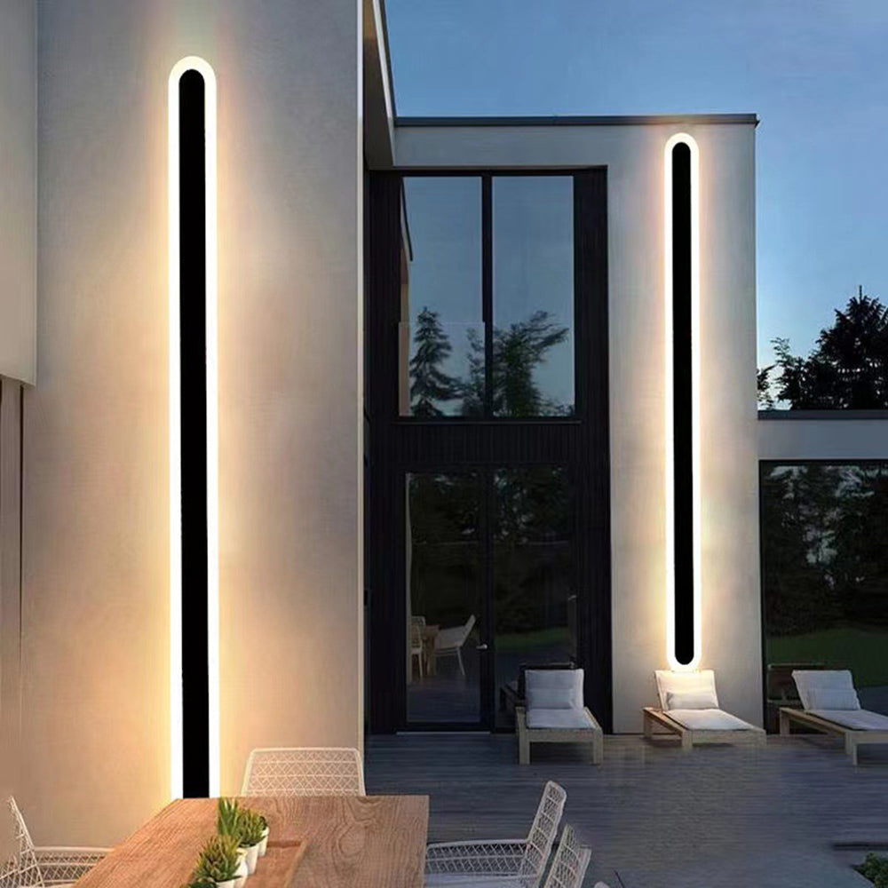 Orral Outdoor Wall Lamp Linear Oval