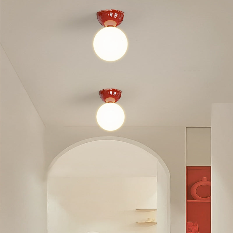 Valentina Modern Flush Mount Ceiling Light Metal Glass Bedroom - Neutralighting