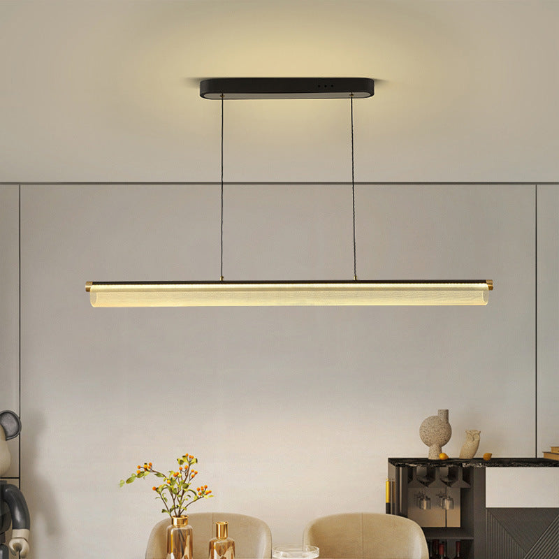Arisha Modern LED Pendant Light Clear Metal Tea/Dining/Living Room - Neutralighting