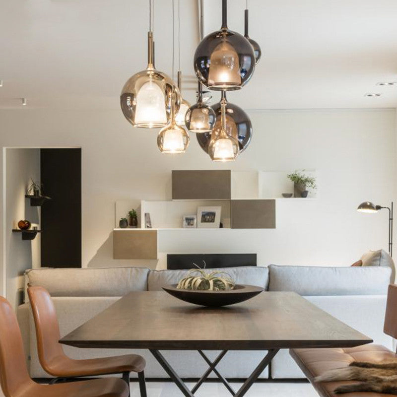 Valentina Pendant Light Glass Modern Sphere LED  Dining Room