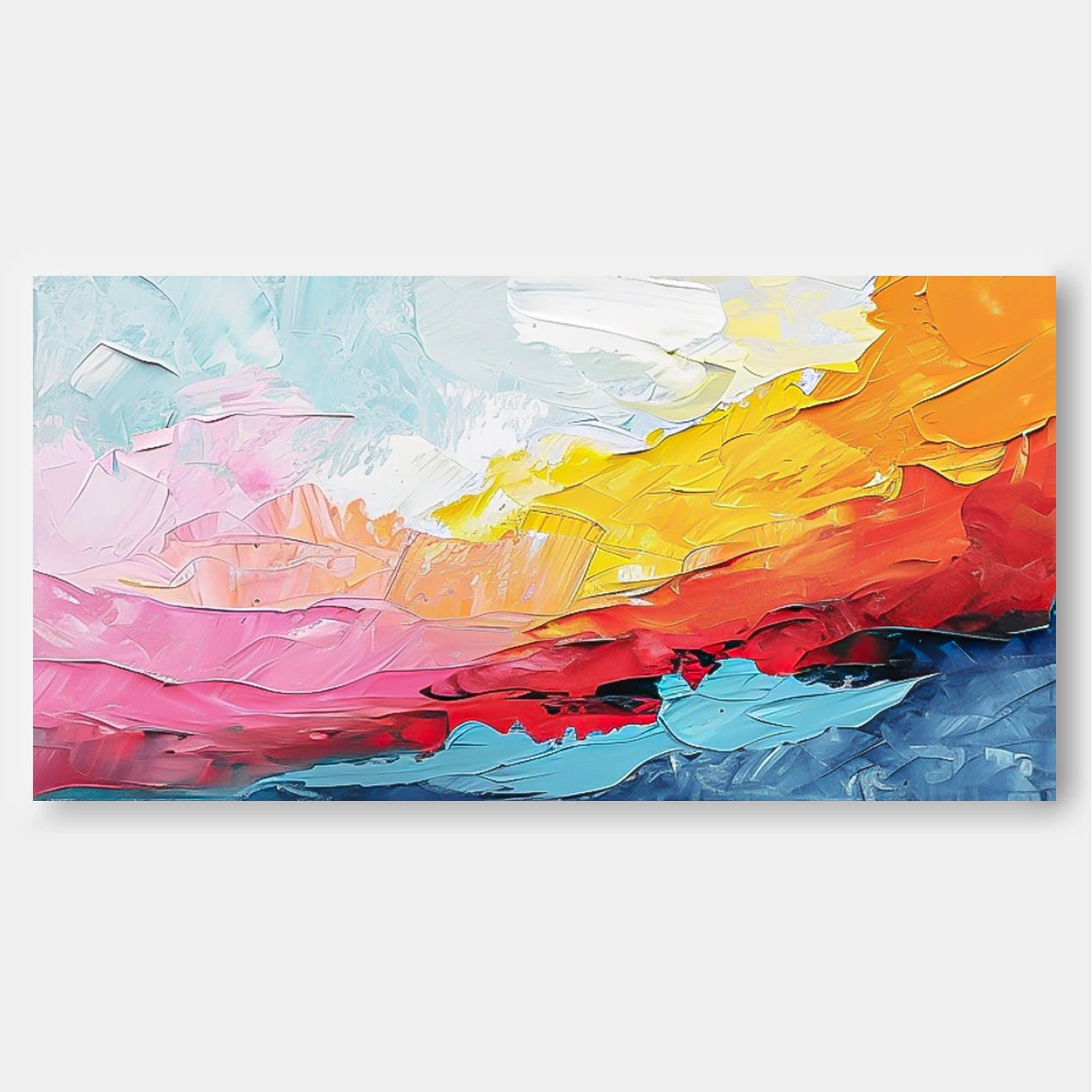Wall Art Abstract Bold Color Pop Contemporary