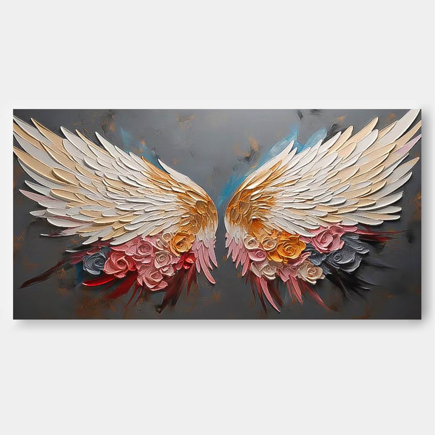 Wall Art Design Flower Romantic Fantasy