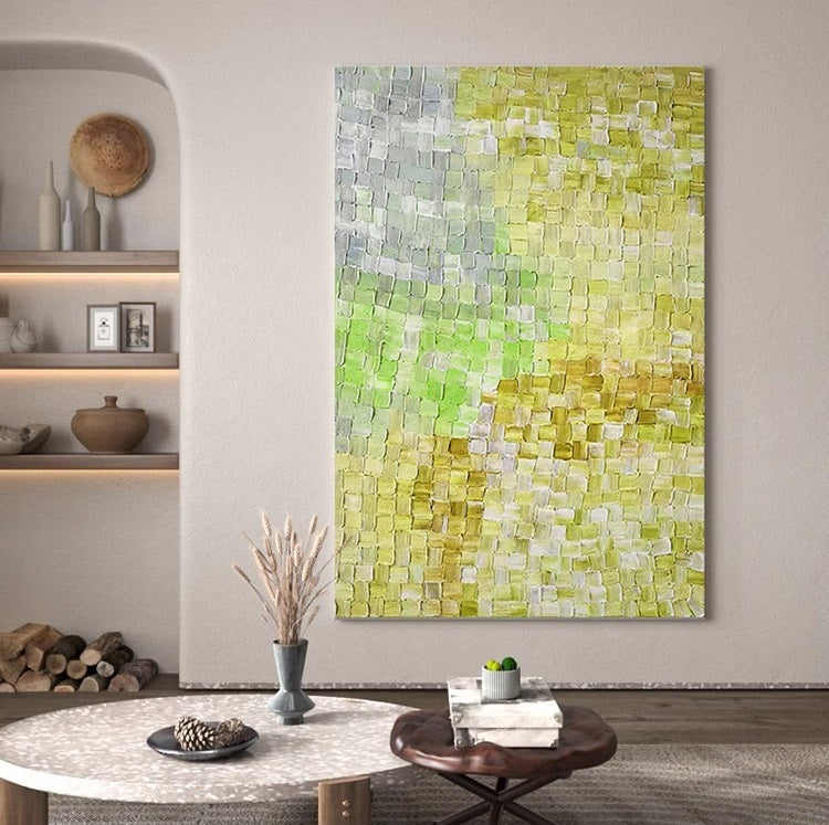 Wall Art Abstract Impasto Elegant Natural