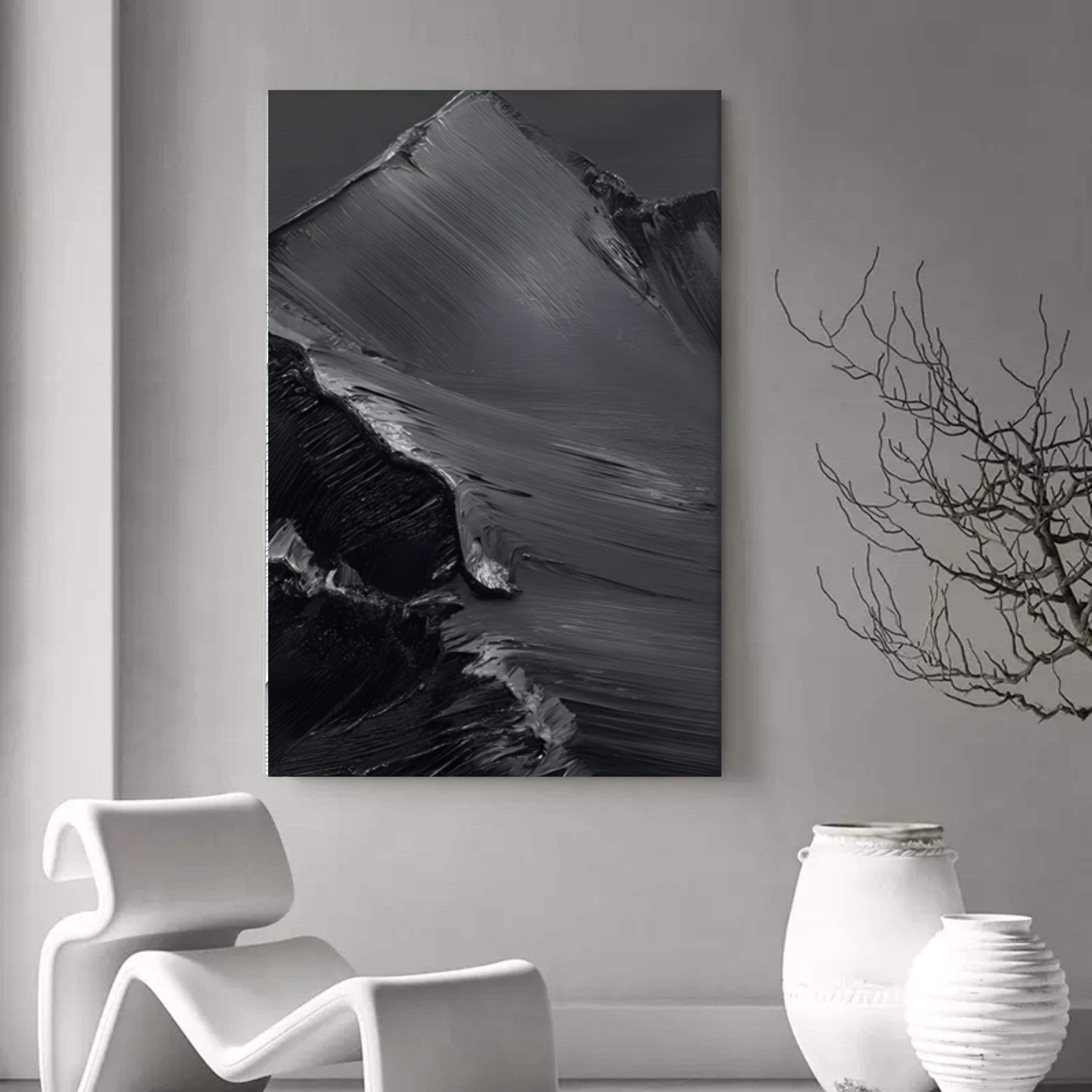 Plaster Art Texture Painting SG040 - Neutralighting