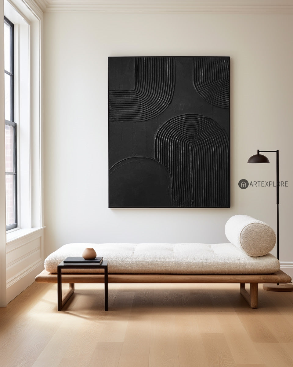 Kianne Monochrome Archway Canvas Print