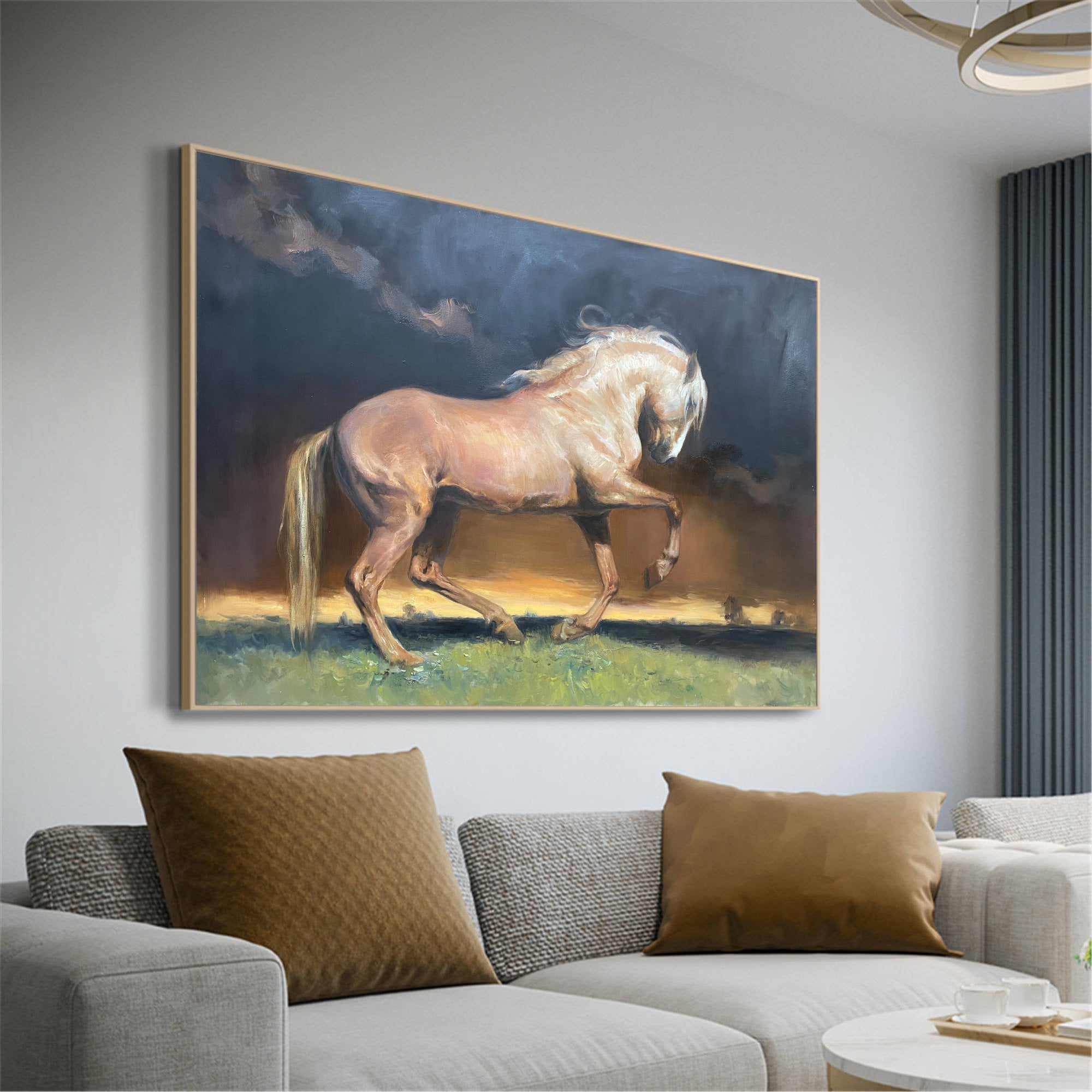 Theodore Horse Canvas Wall Art